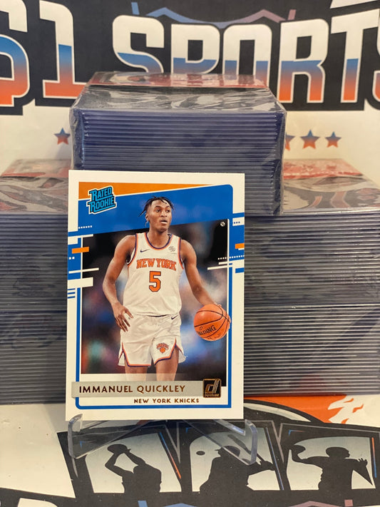 2020 Donruss (Rated Rookie) Immanuel Quickley #213