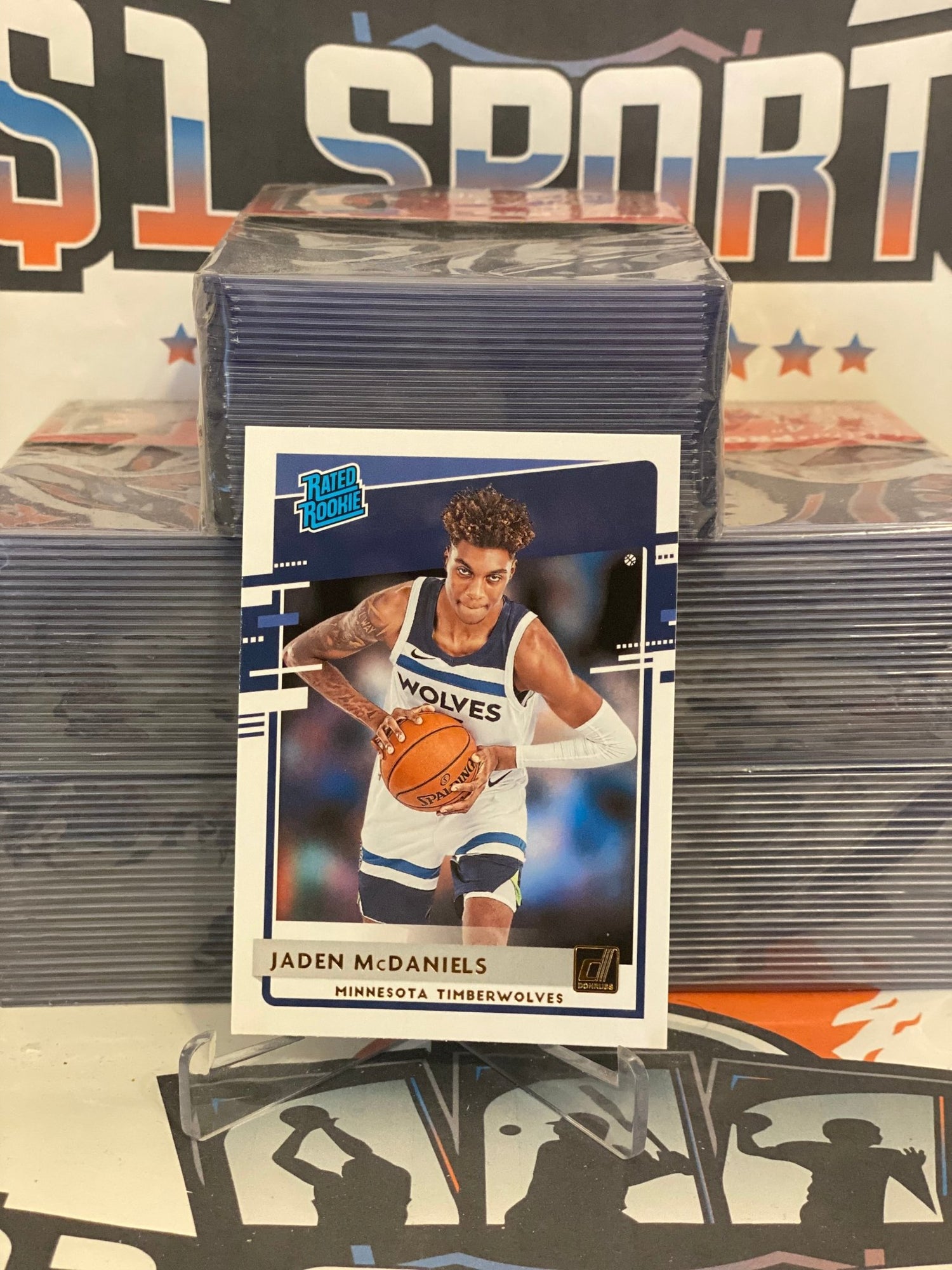 2020 Donruss (Rated Rookie) Jaden McDaniels #239