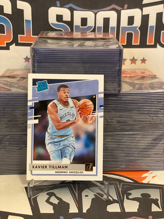 2020 Donruss (Rated Rookie) Xavier Tillman #218