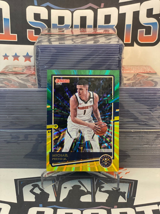 2020 Donruss (Yellow Green Laser) Michael Porter Jr. #26