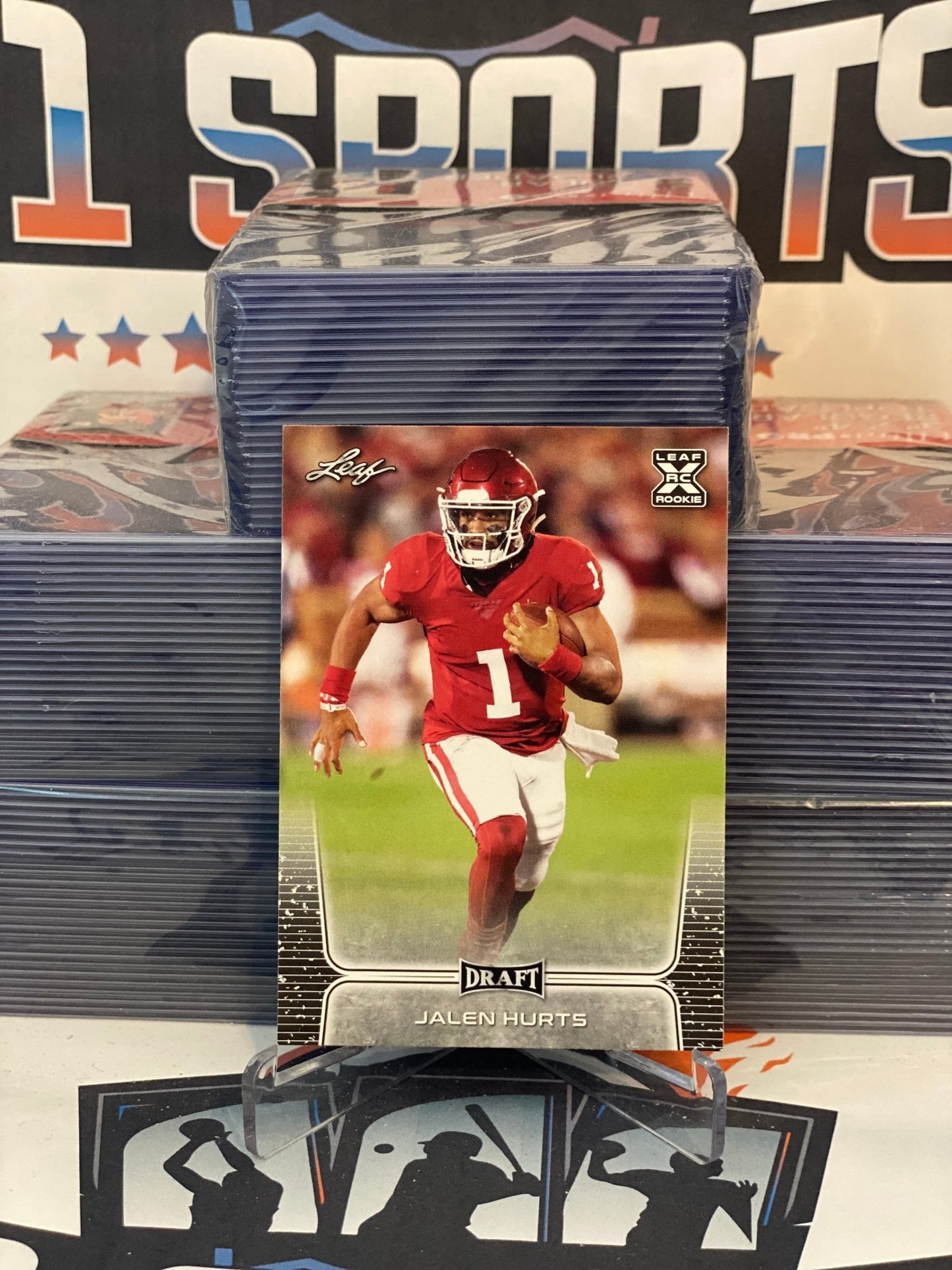 2020 Leaf Draft Jalen Hurts Rookie #15