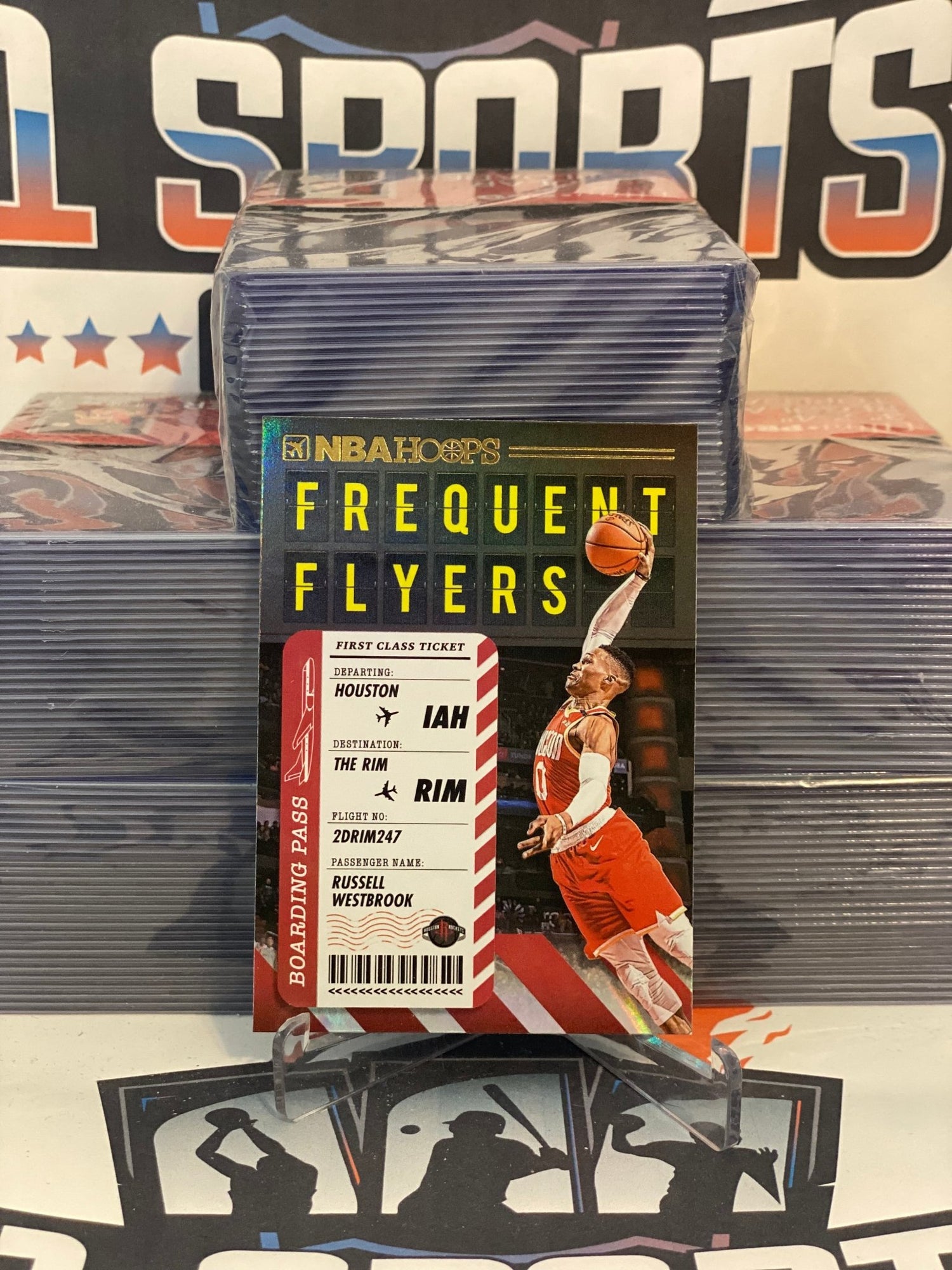 2020 NBA Hoops (Holo, Frequent Flyers) Russell Westbrook #11