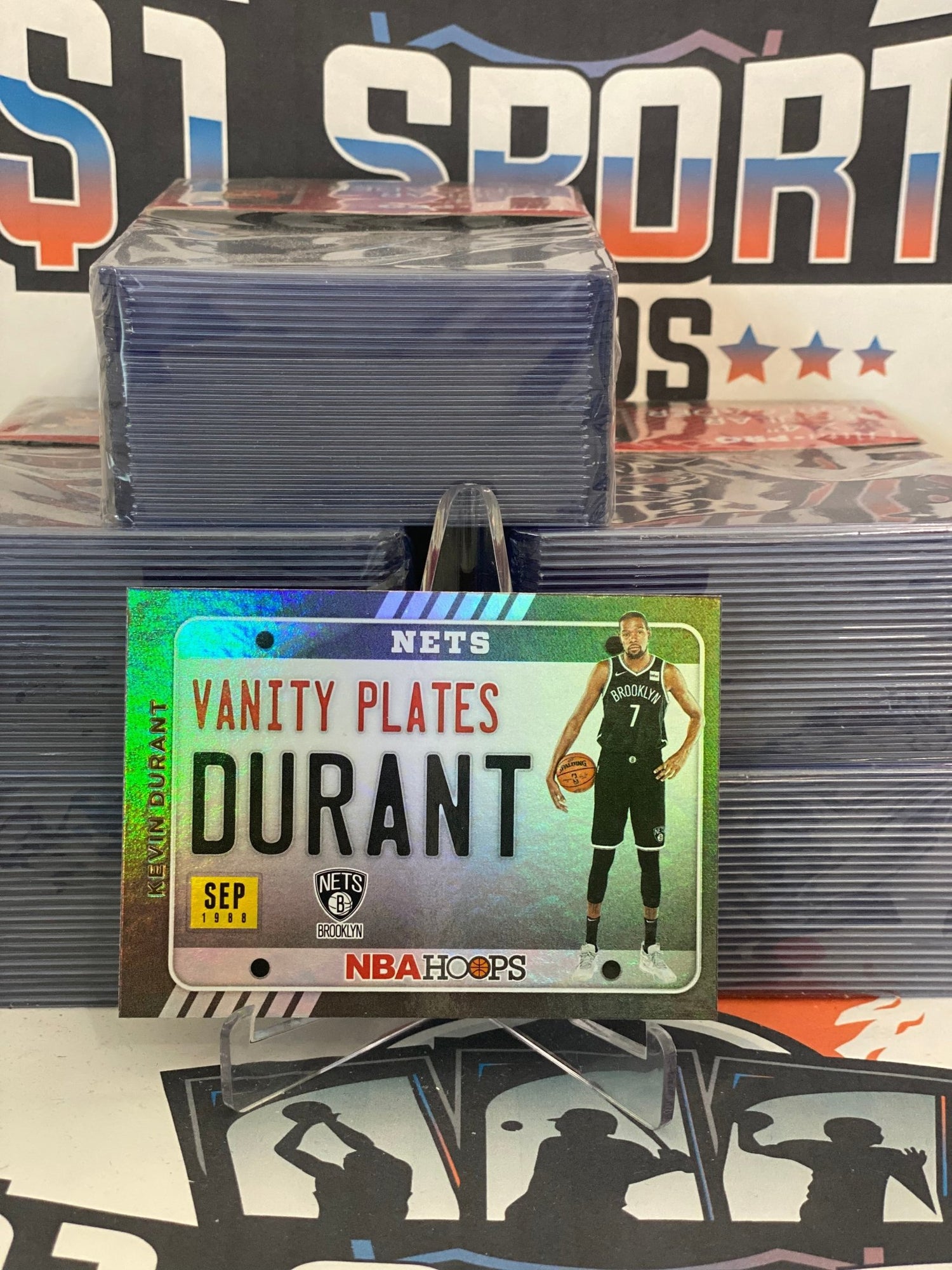 2020 NBA Hoops (Holo, Vanity Plates) Kevin Durant #14