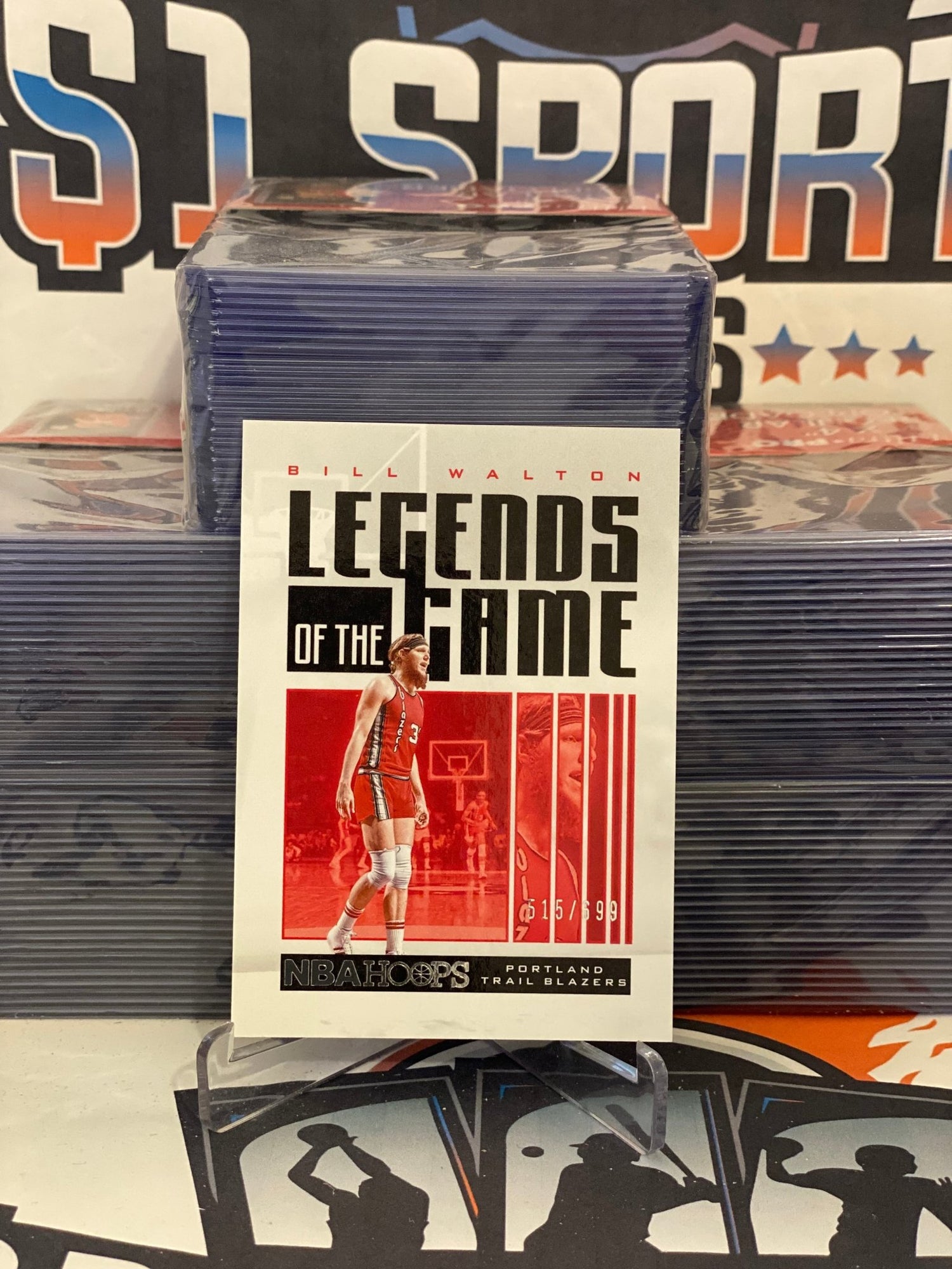 2020 NBA Hoops (Legends of the Game 515/699) Bill Walton #52