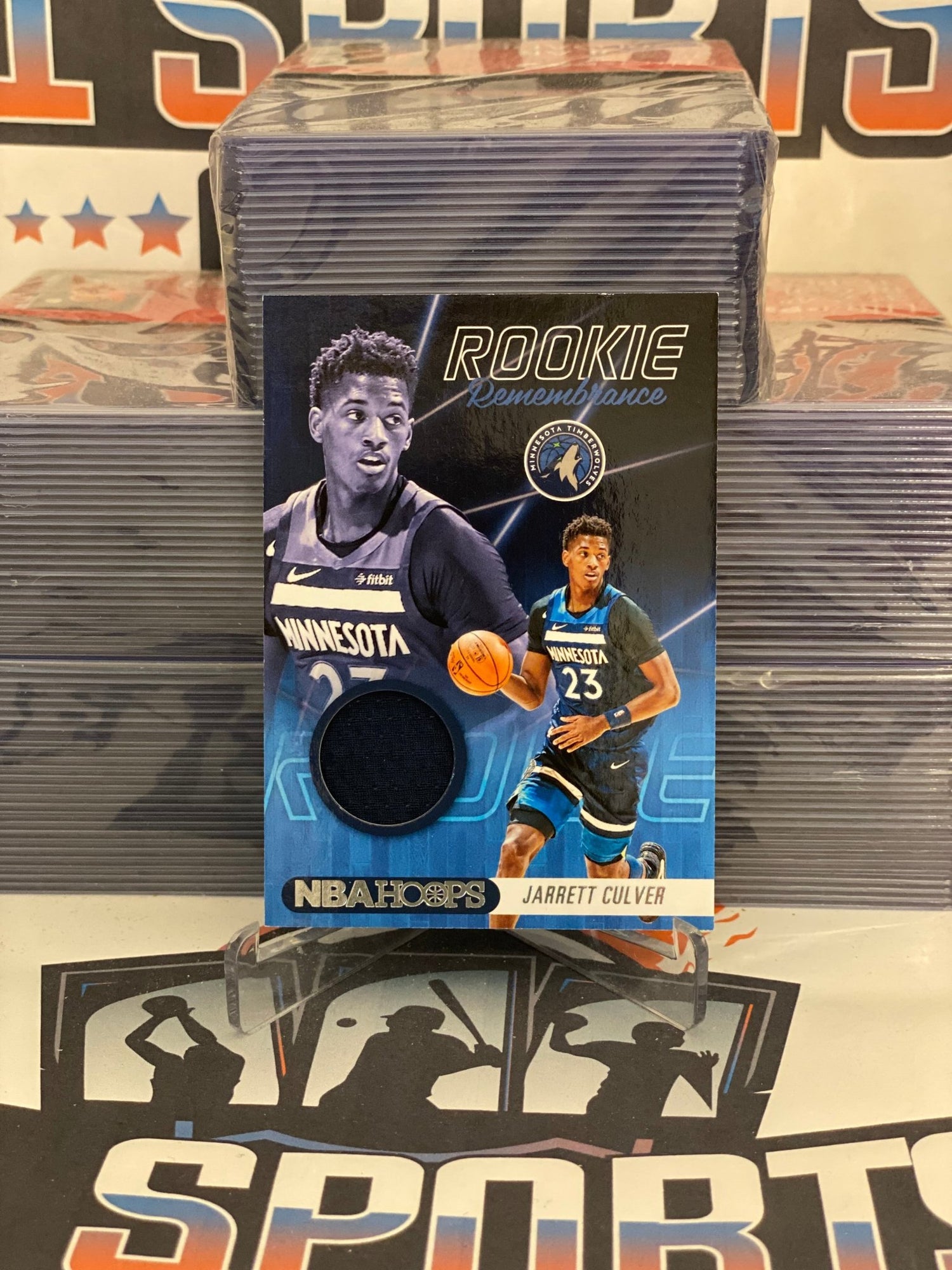 2020 NBA Hoops (Rookie Resemblence Relic) Jarrett Culver #SS-17