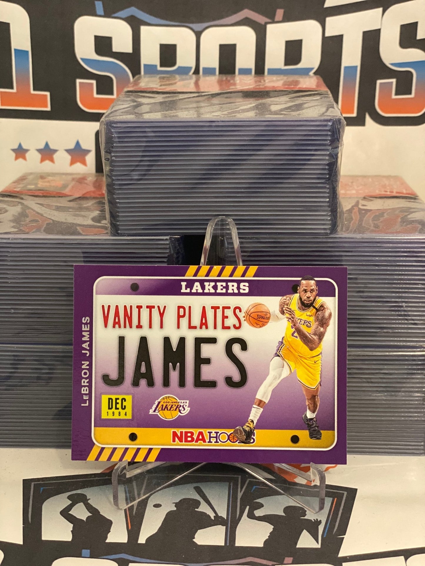 2020 NBA Hoops (Vanity Plates) LeBron James #3