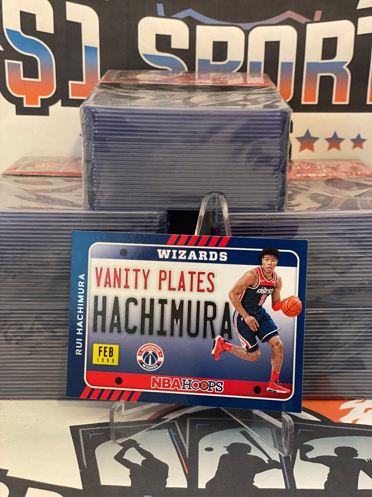 2020 NBA Hoops (Vanity Plates) Rui Hachimura #24