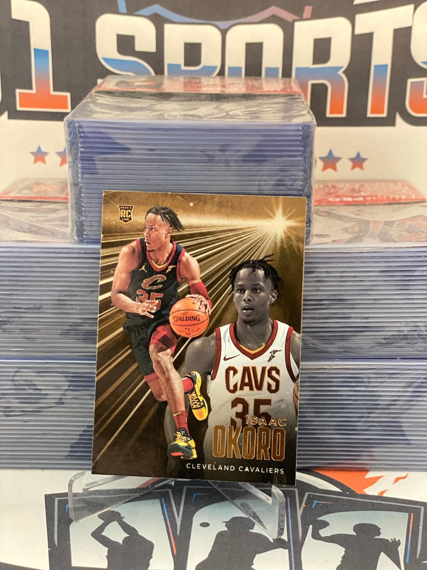 2020 Panini Chronicles (Bronze, Essentials) Isaac Okoro Rookie #212