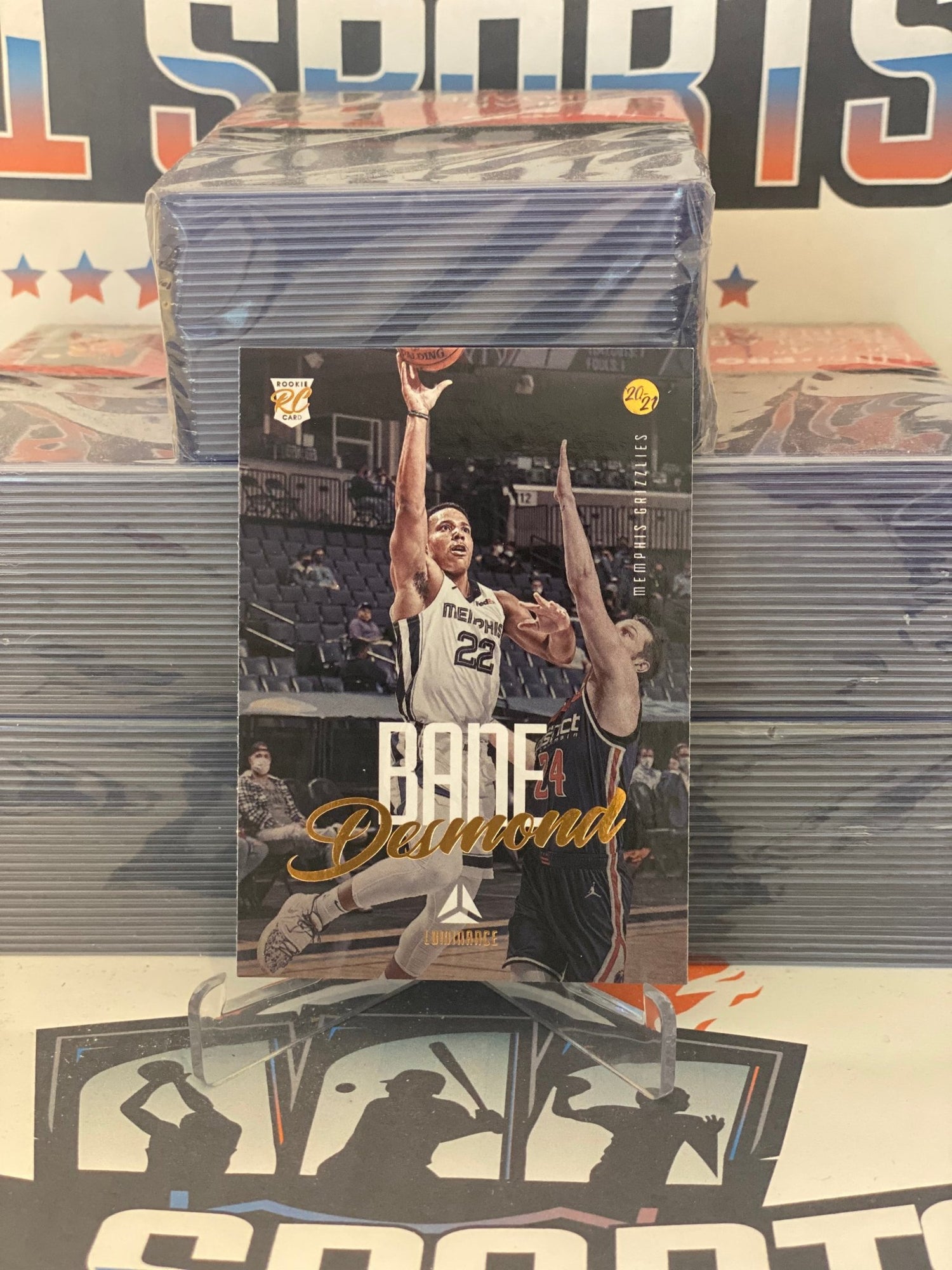 2020 Panini Chronicles (Bronze, Luminance) Desmond Bane Rookie #158