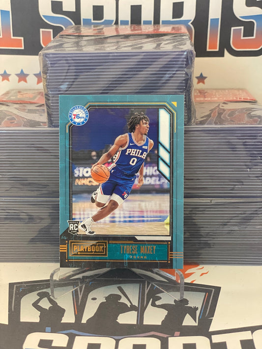 2020 Panini Chronicles (Bronze, Playbook) Tyrese Maxey Rookie #168