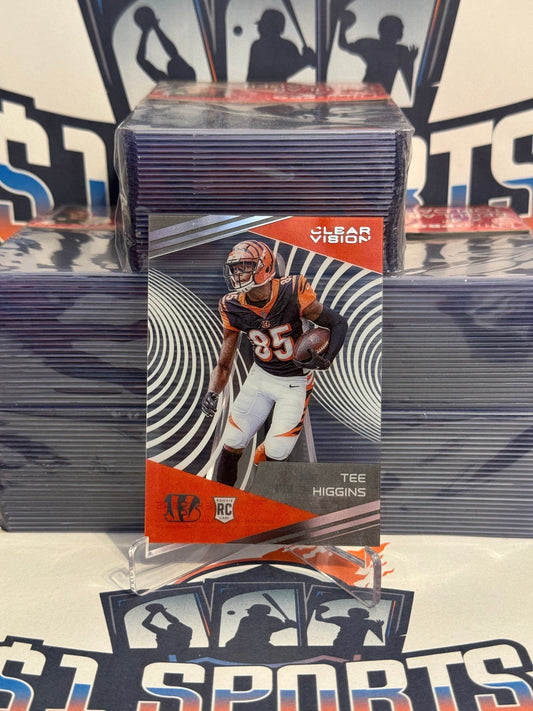 2020 Panini Chronicles (Clear Vision) Tee Higgins Rookie #CV-12