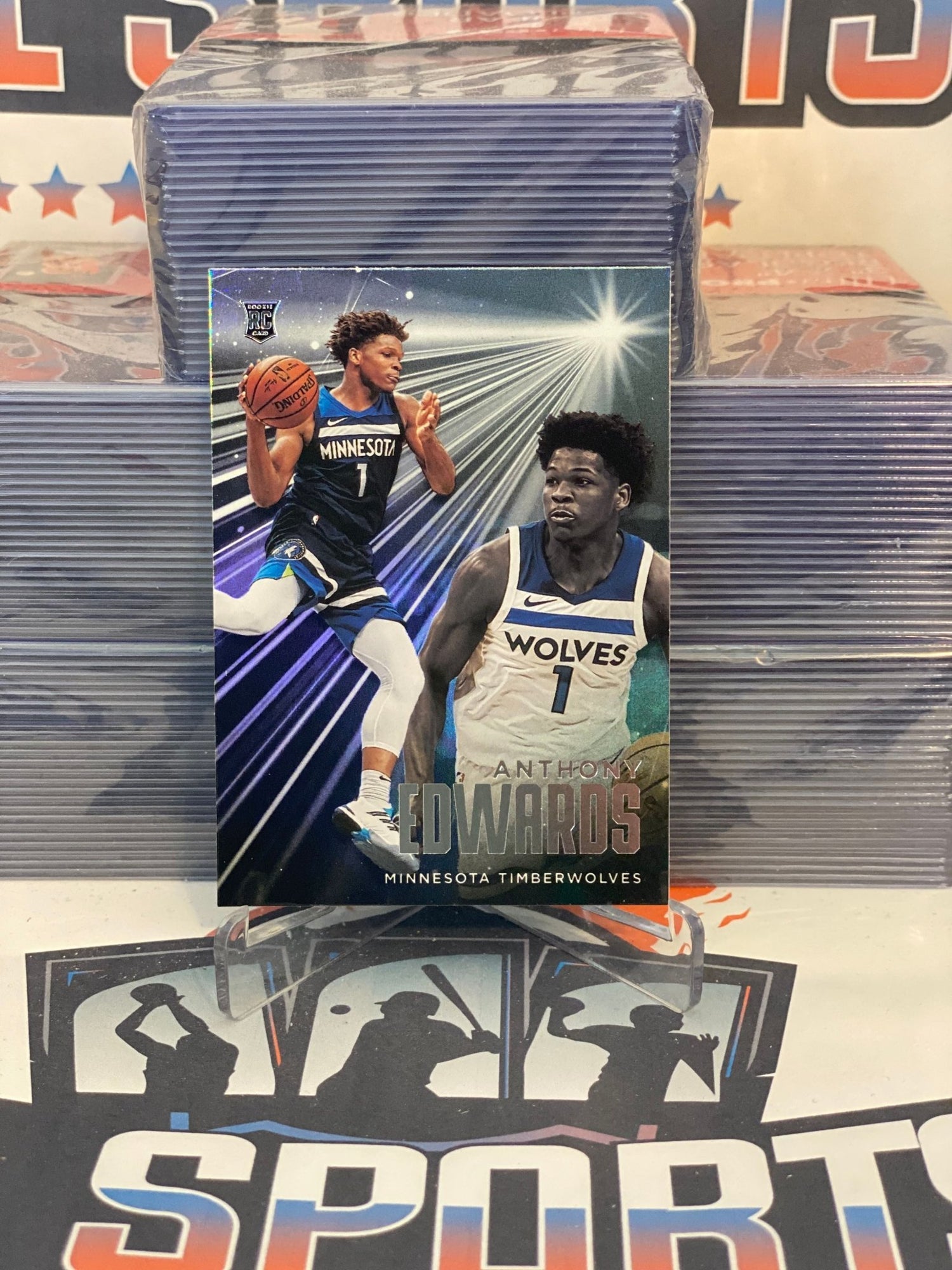 2020 Panini Chronicles (Essentials) Anthony Edwards Rookie #143