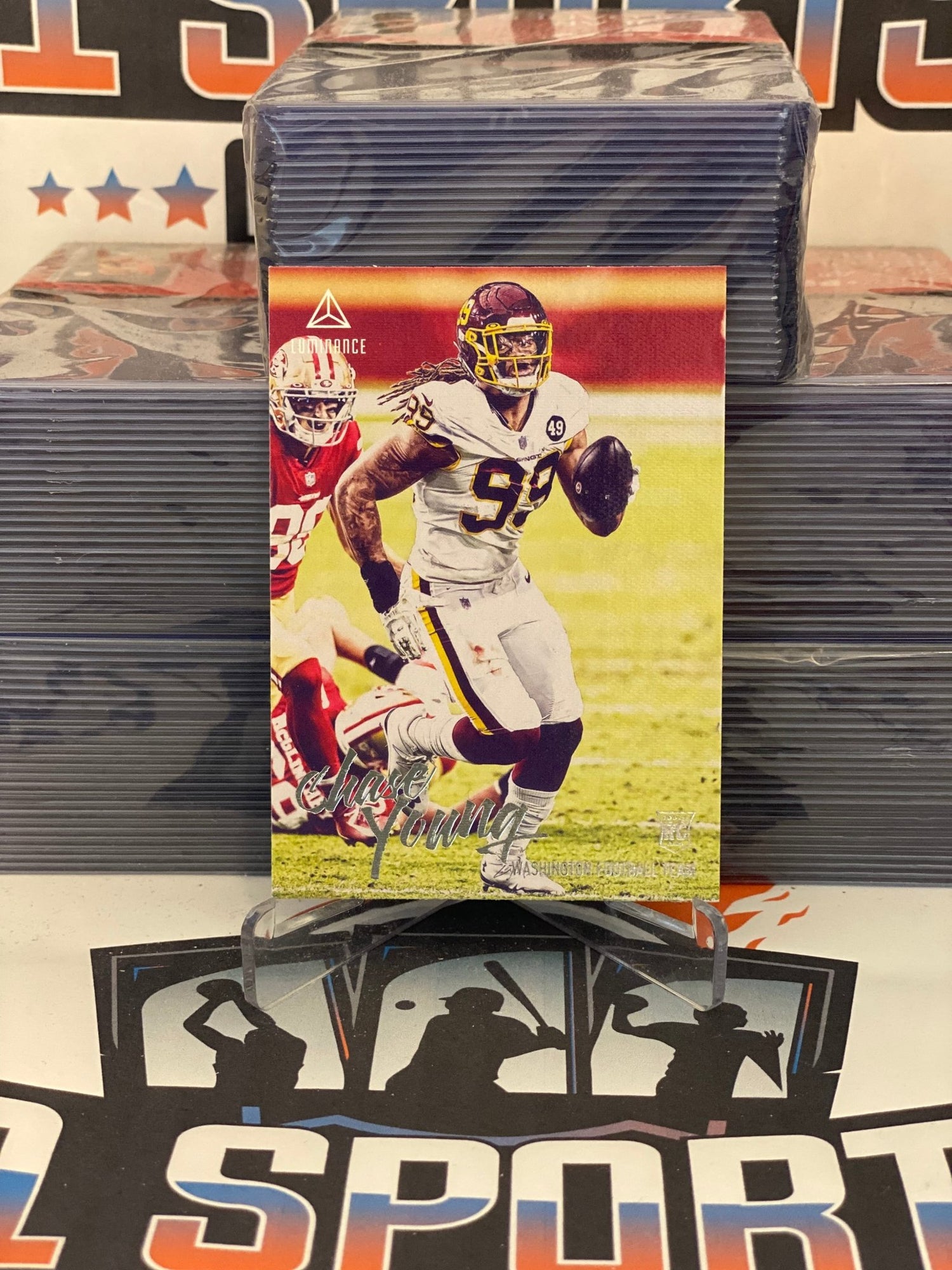 2020 Panini Chronicles (Luminance) Chase Young Rookie #207