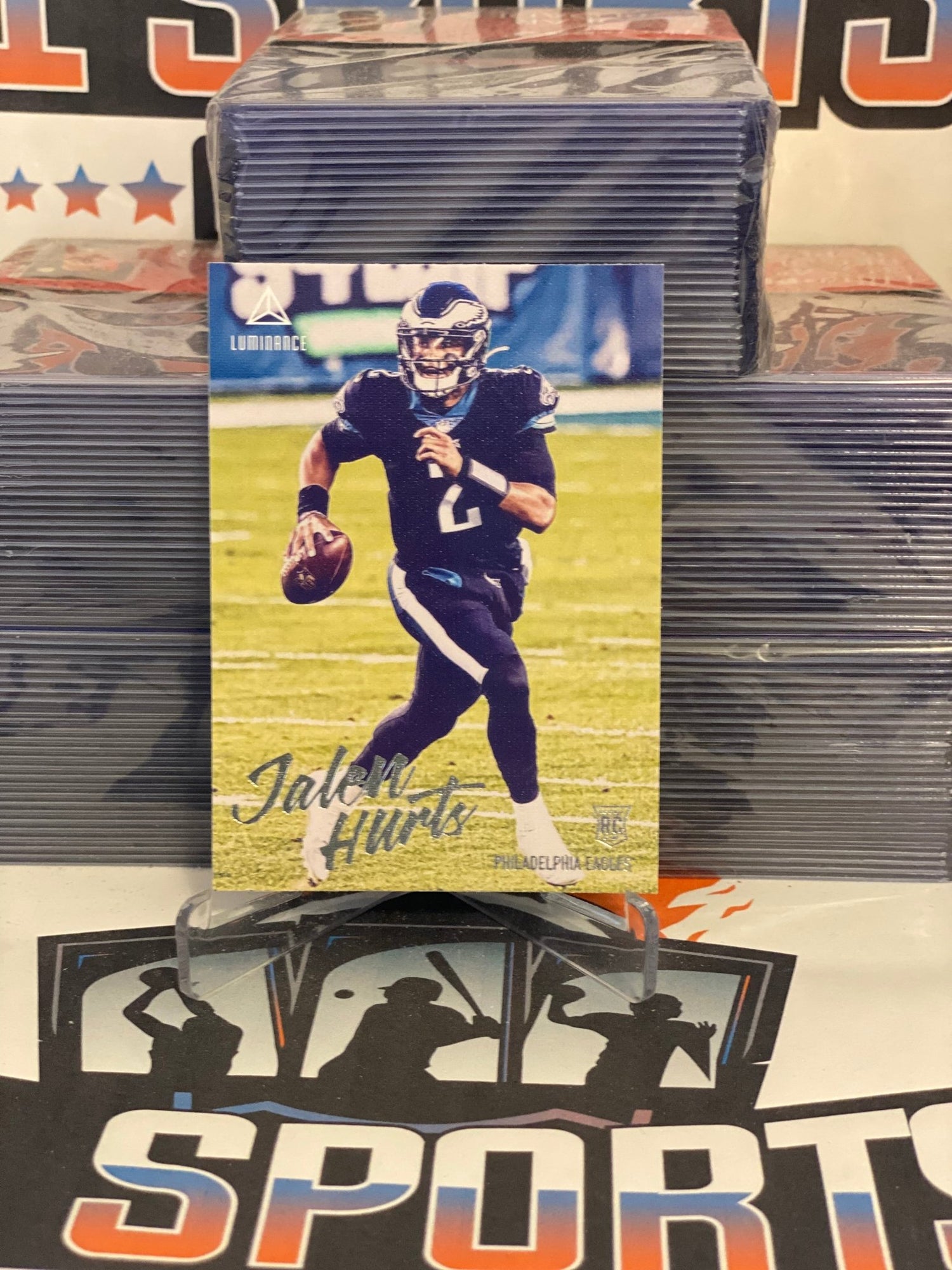 2020 Panini Chronicles (Luminance) Jalen Hurts Rookie #210