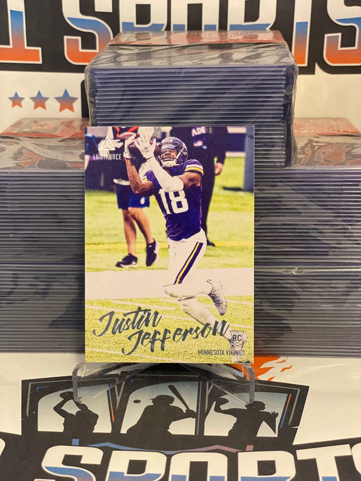 2020 Panini Chronicles (Luminance) Justin Jefferson Rookie #217