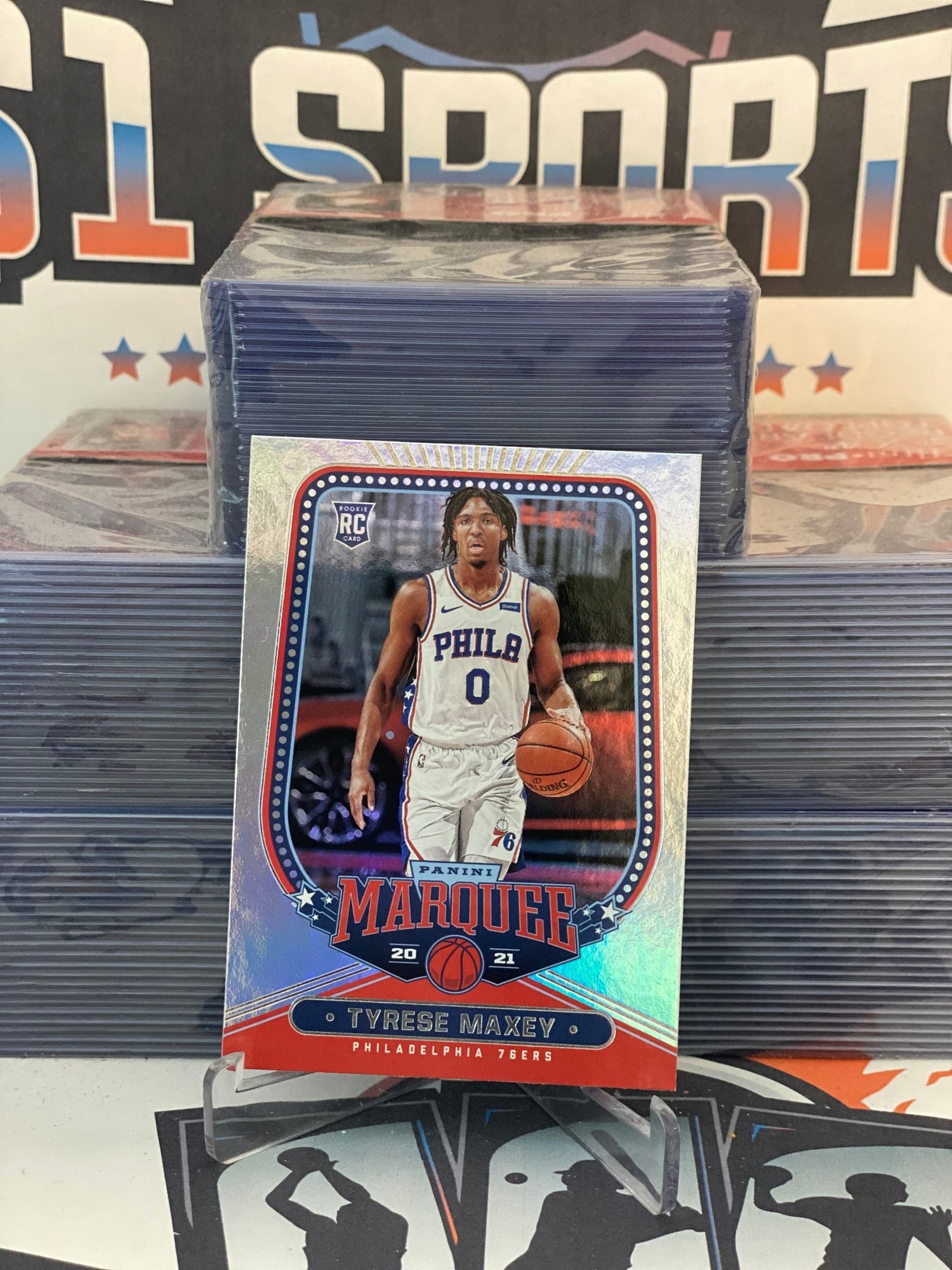 2020 Panini Chronicles (Marquee) Tyrese Maxey Rookie #260