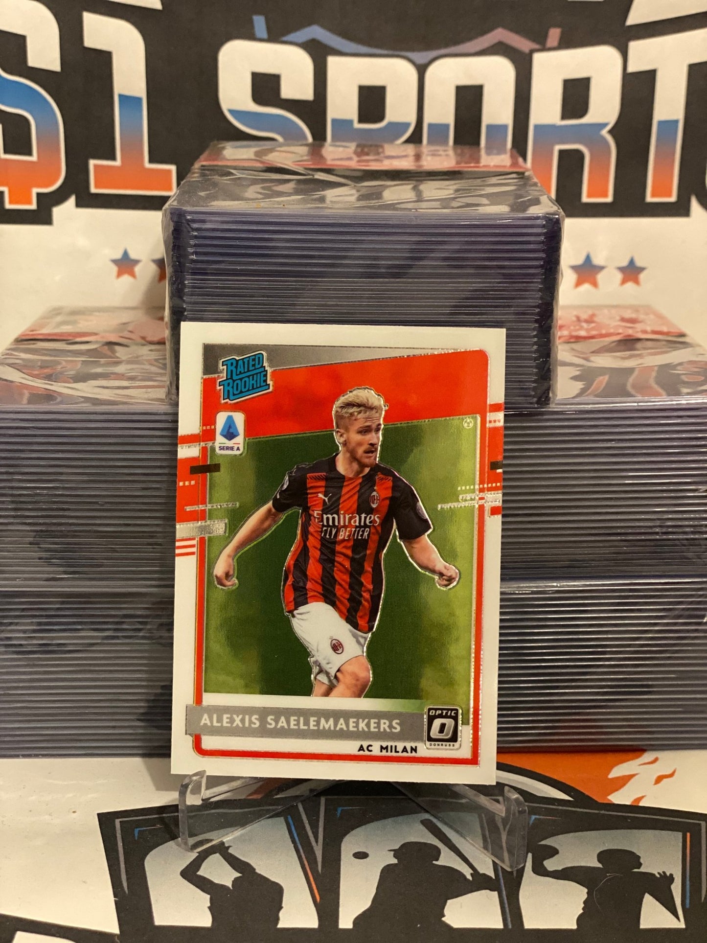 2020 Panini Chronicles (Optic Rated Rookie) Serie A Alexis Saelemaekers #9
