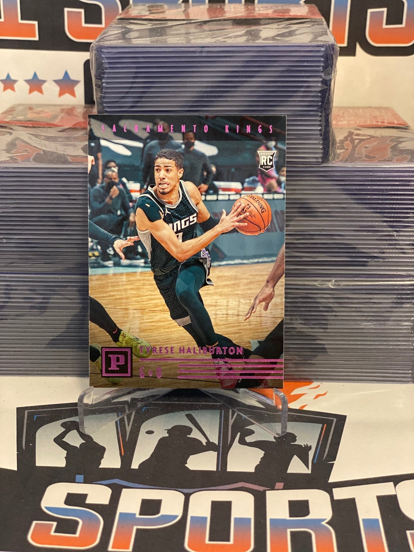 2020 Panini Chronicles (Pink, Panini) Tyrese Haliburton Rookie #103