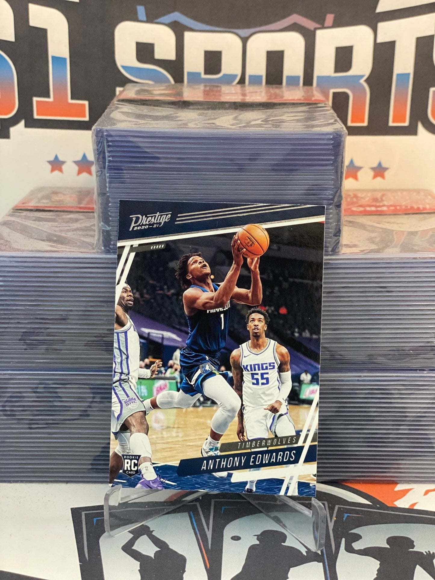 2020 Panini Chronicles (Prestige) Anthony Edwards Rookie #58
