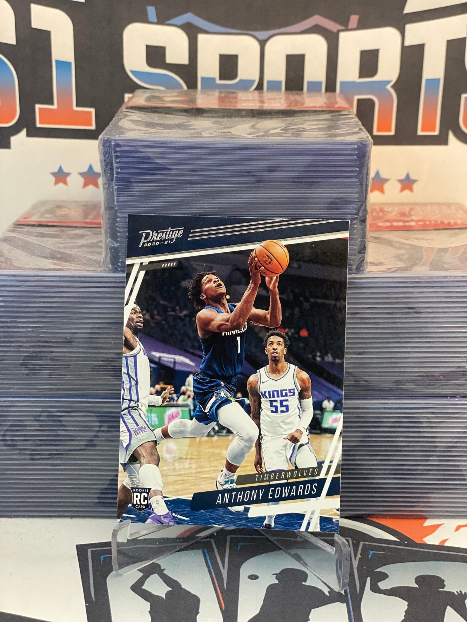 2020 Panini Chronicles (Prestige) Anthony Edwards Rookie #58