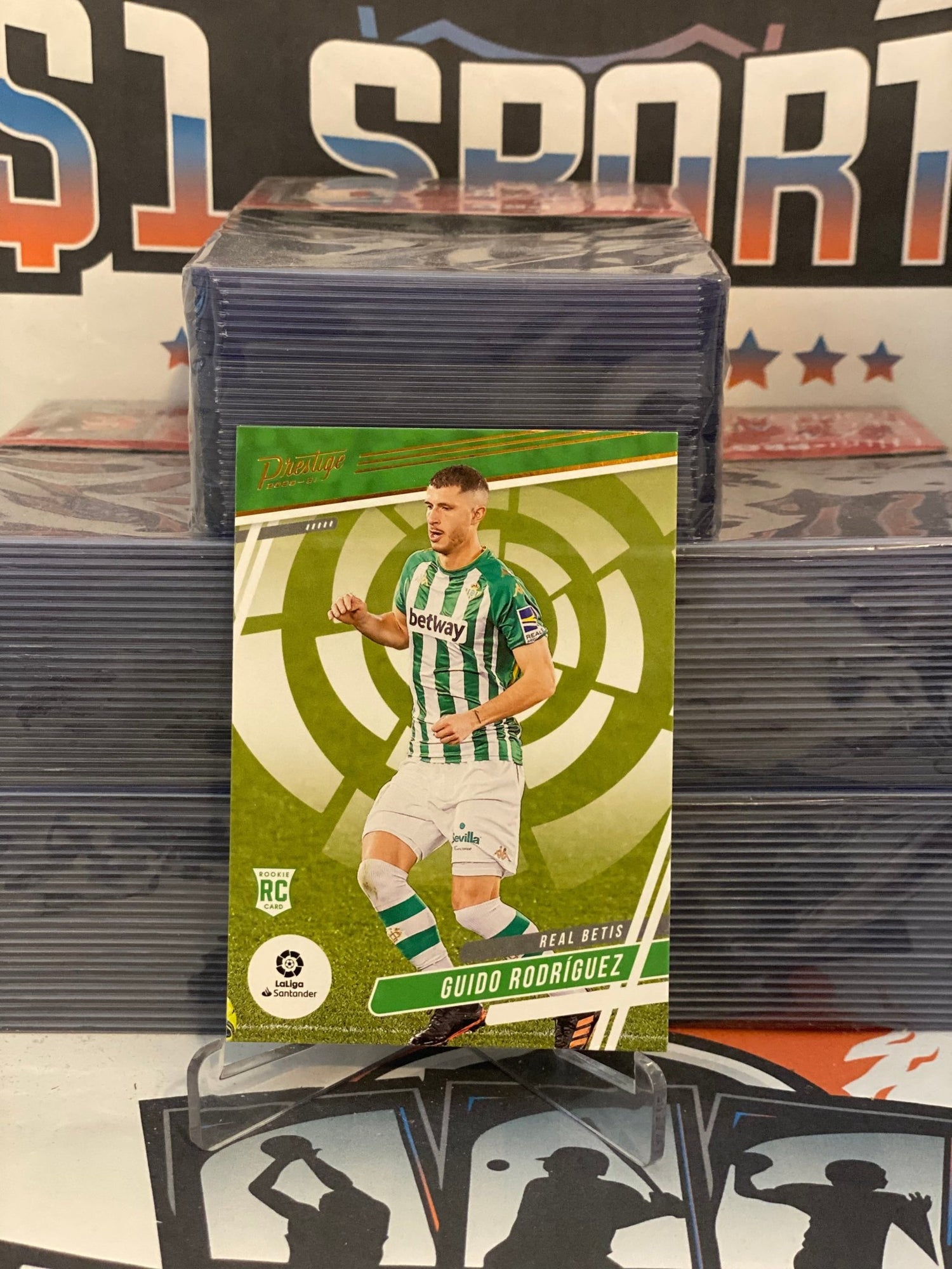 2020 Panini Chronicles (Prestige) LaLiga Guido Rodriguez Rookie #18