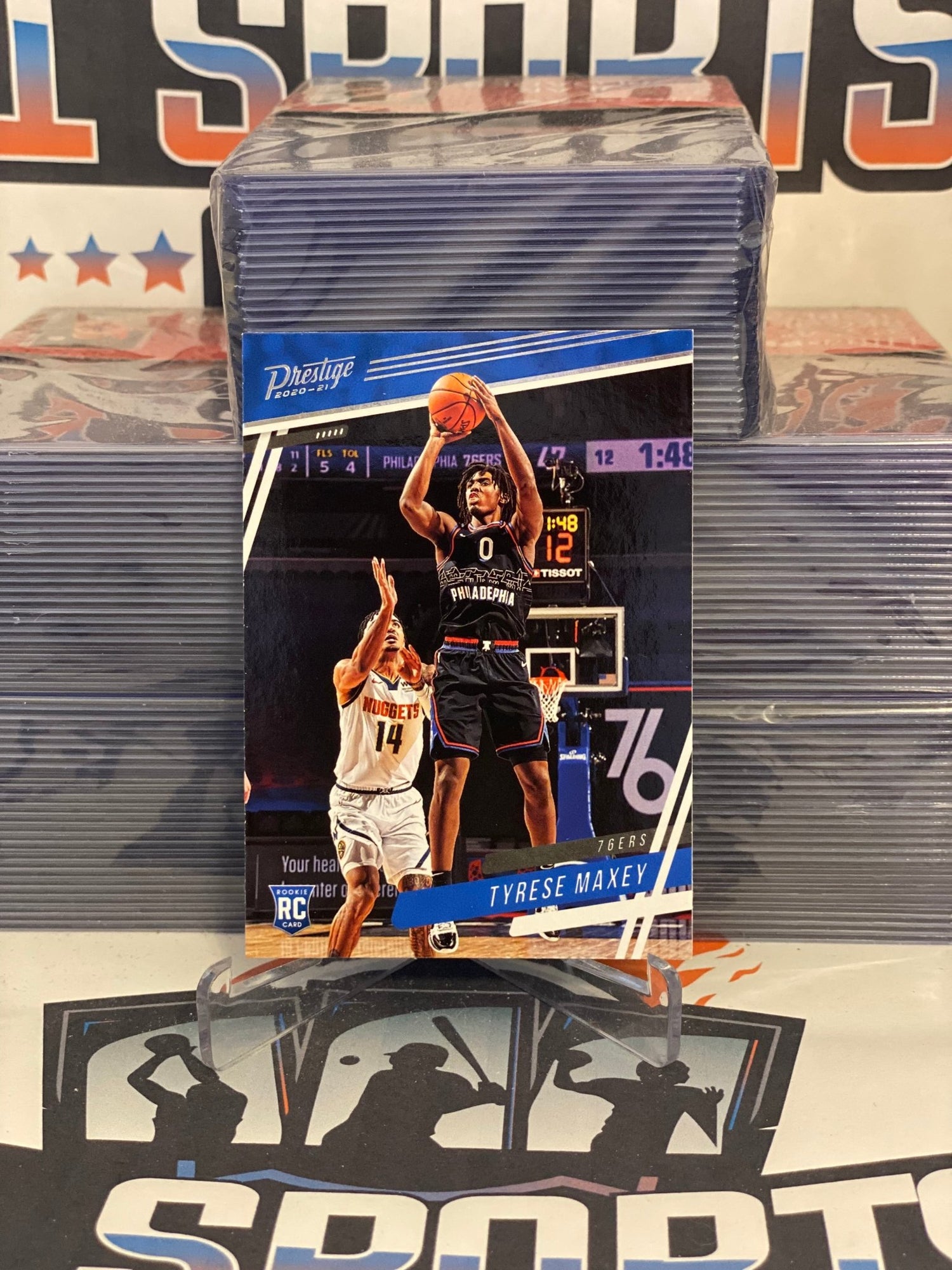 2020 Panini Chronicles (Prestige) Tyrese Maxey Rookie #59