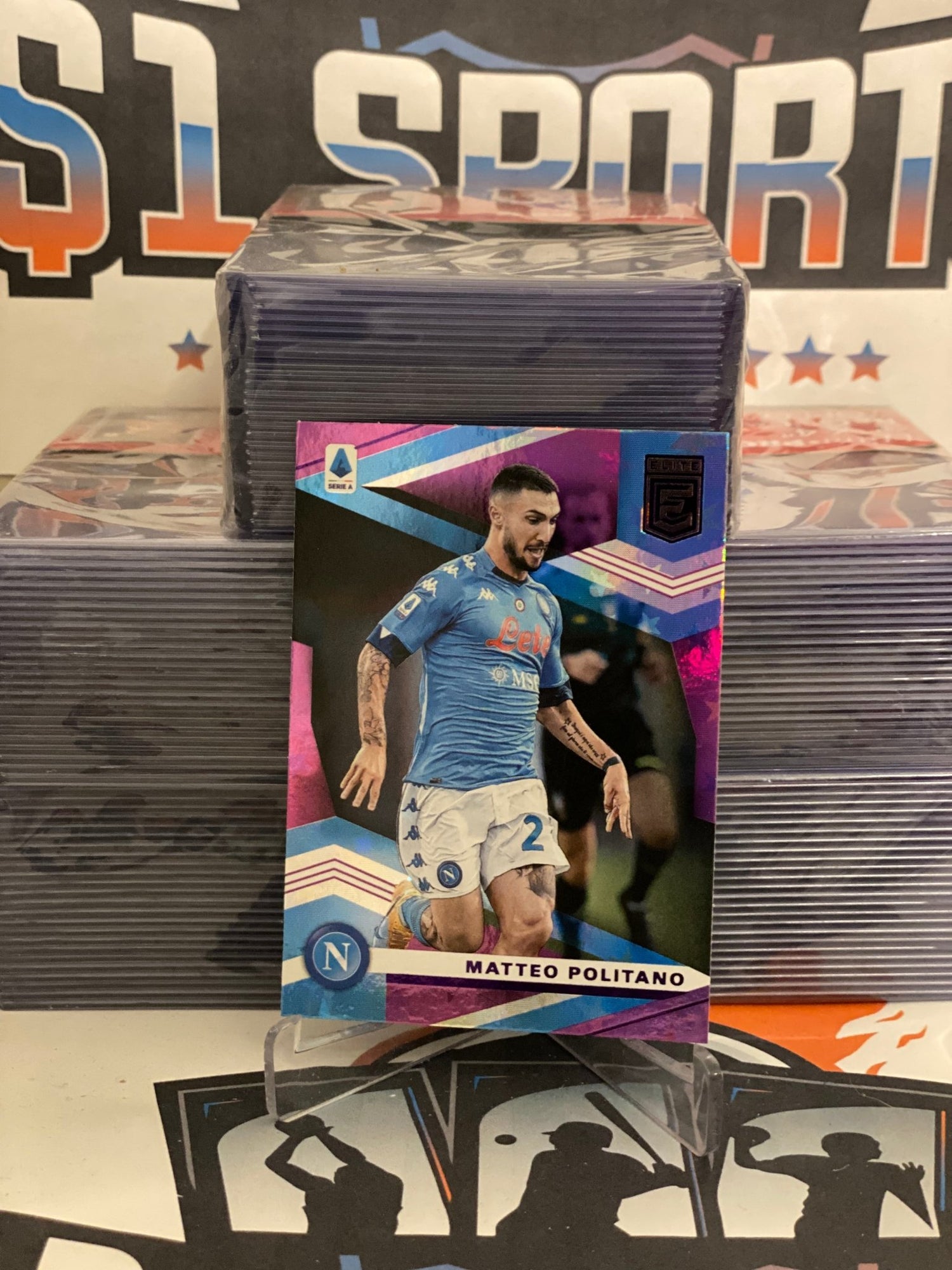 2020 Panini Chronicles (Purple Astro, Elite) Serie A Matteo Politano #24