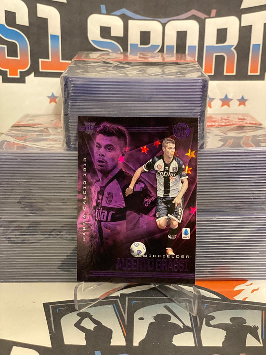 2020 Panini Chronicles (Purple Astro, Illusions) Serie A Alberto Grassi Rookie #19