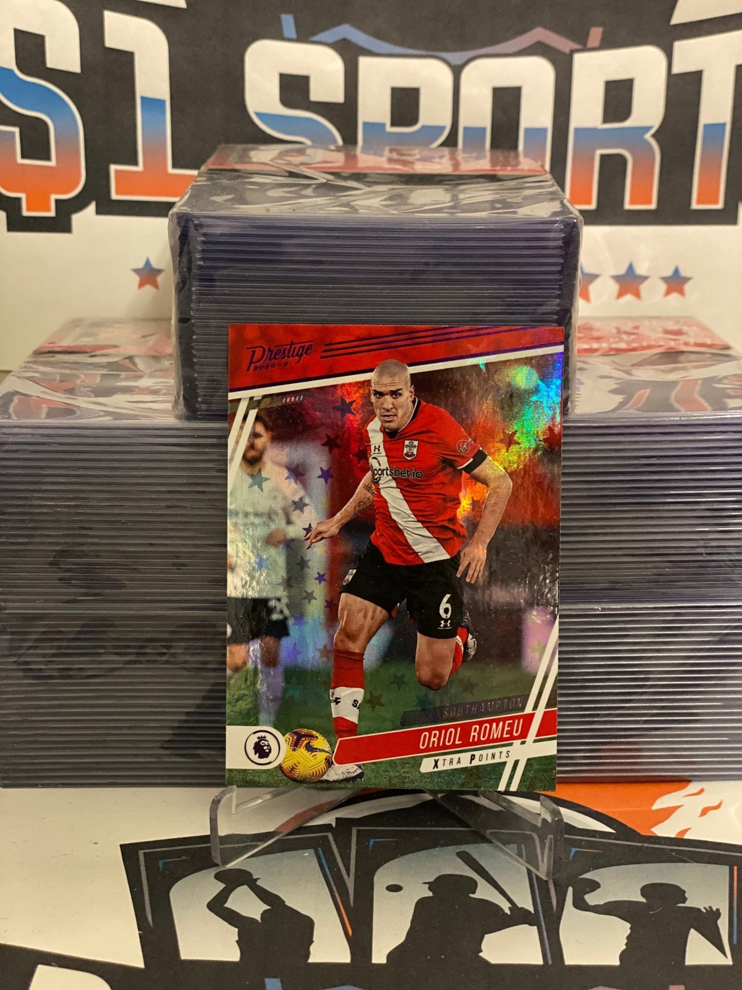 2020 Panini Chronicles (Purple Astro, Prestige) Premier League Oriol Romeu #28