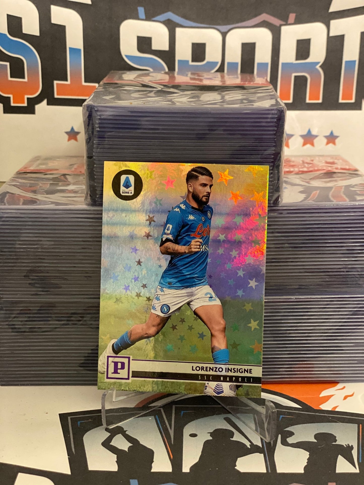 2020 Panini Chronicles (Purple Astro, Prestige) Serie A Lorenzo Insigne #25