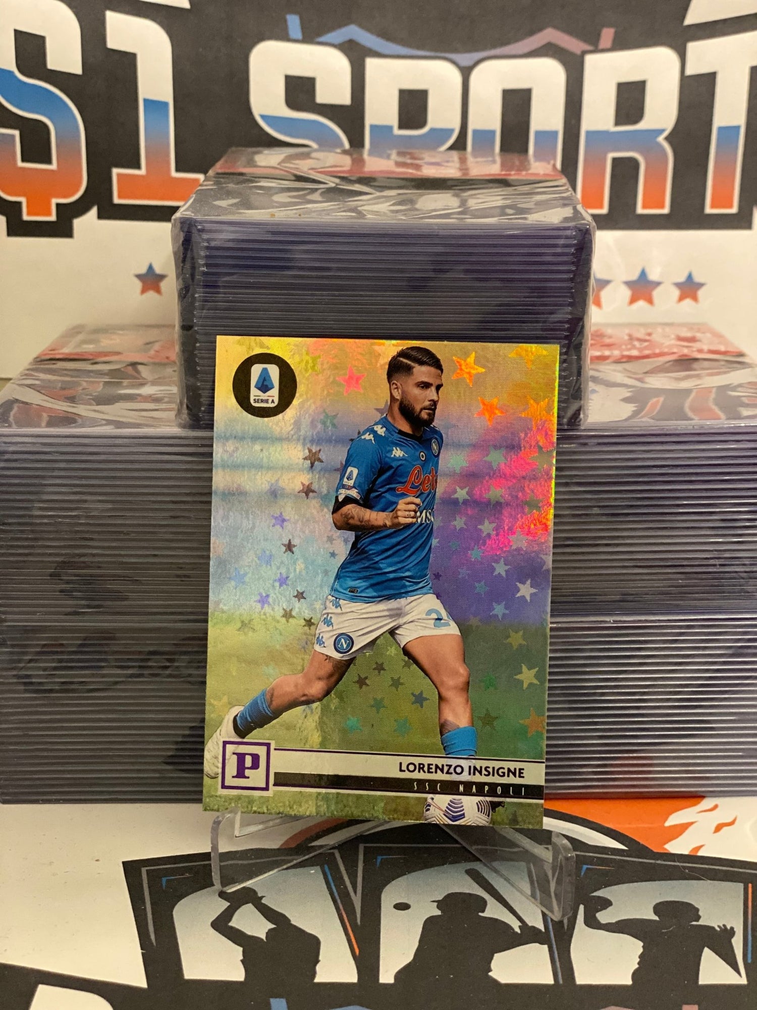 2020 Panini Chronicles (Purple Astro, Prestige) Serie A Lorenzo Insigne #25