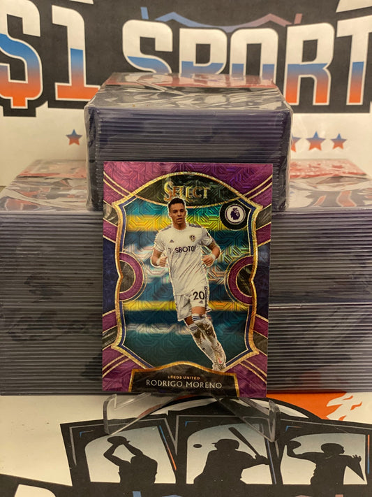 2020 Panini Chronicles (Purple Mojo Prizm, Select) Premier League Rodrigo Moreno #9