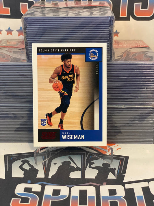 2020 Panini Chronicles (Red, Score) James Wiseman Rookie #602