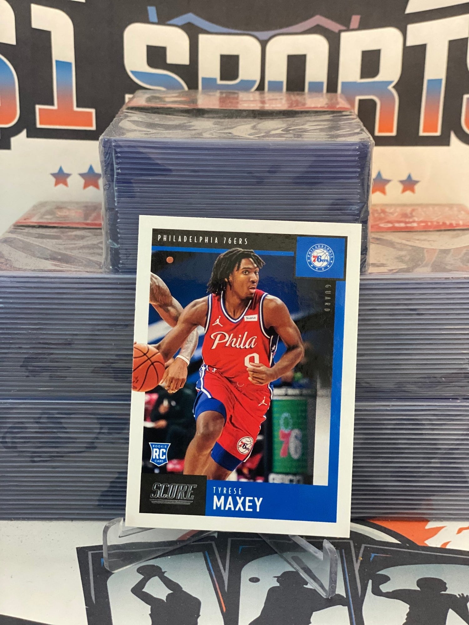 2020 Panini Chronicles (Score) Tyrese Maxey Rookie #603