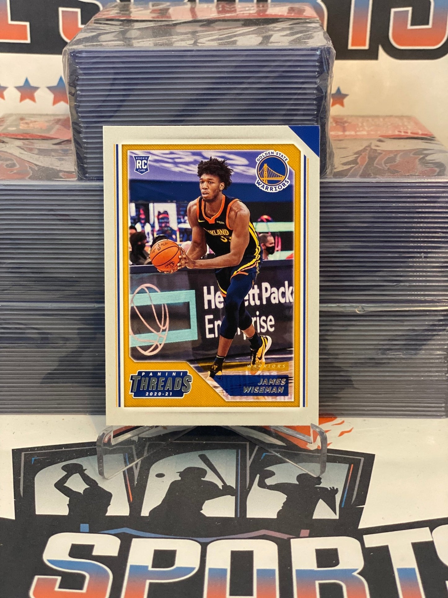 2020 Panini Chronicles (Threads) James Wiseman Rookie #93