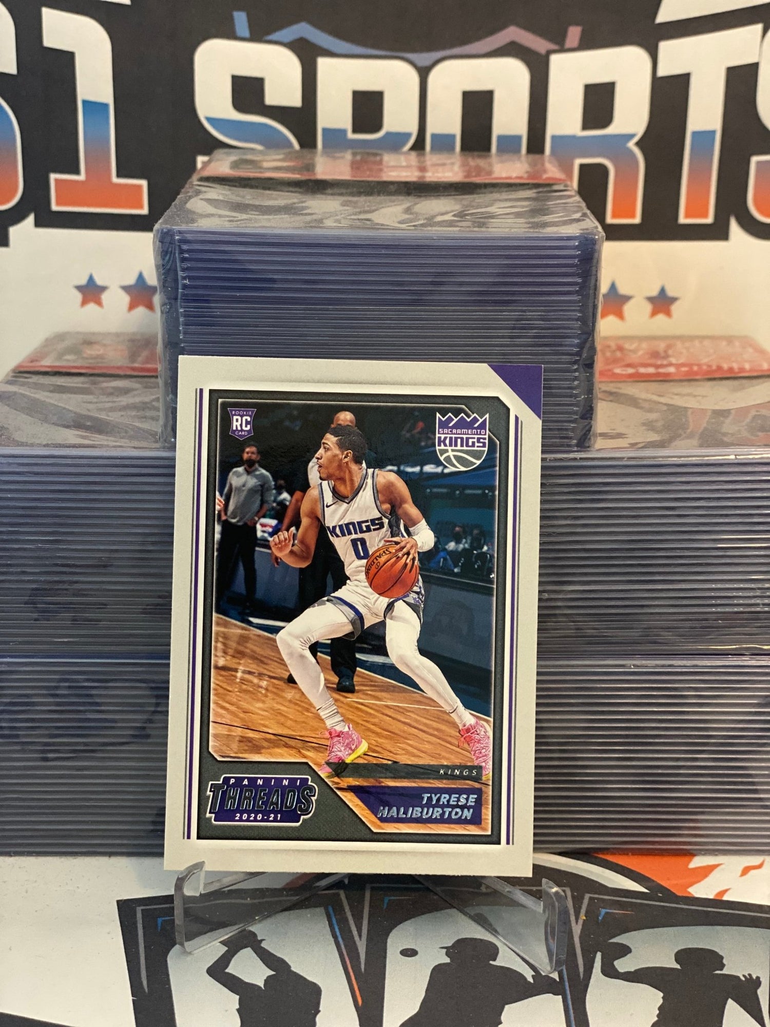 2020 Panini Chronicles (Threads) Tyrese Haliburton Rookie #91