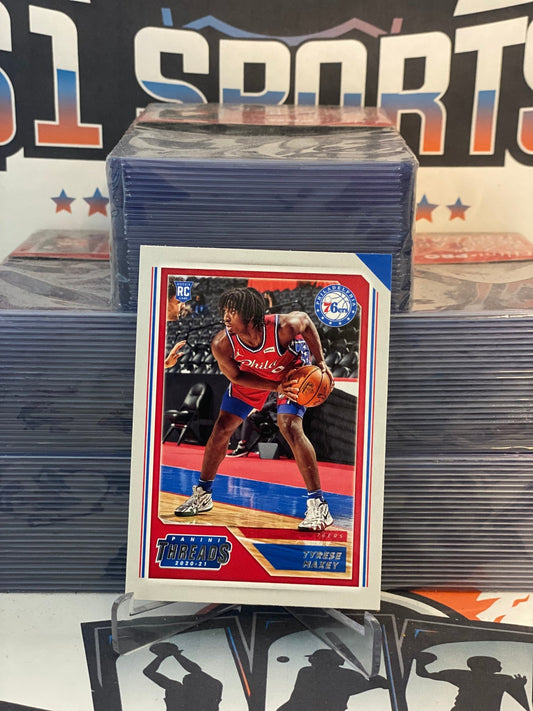 2020 Panini Chronicles (Threads) Tyrese Maxey Rookie #76