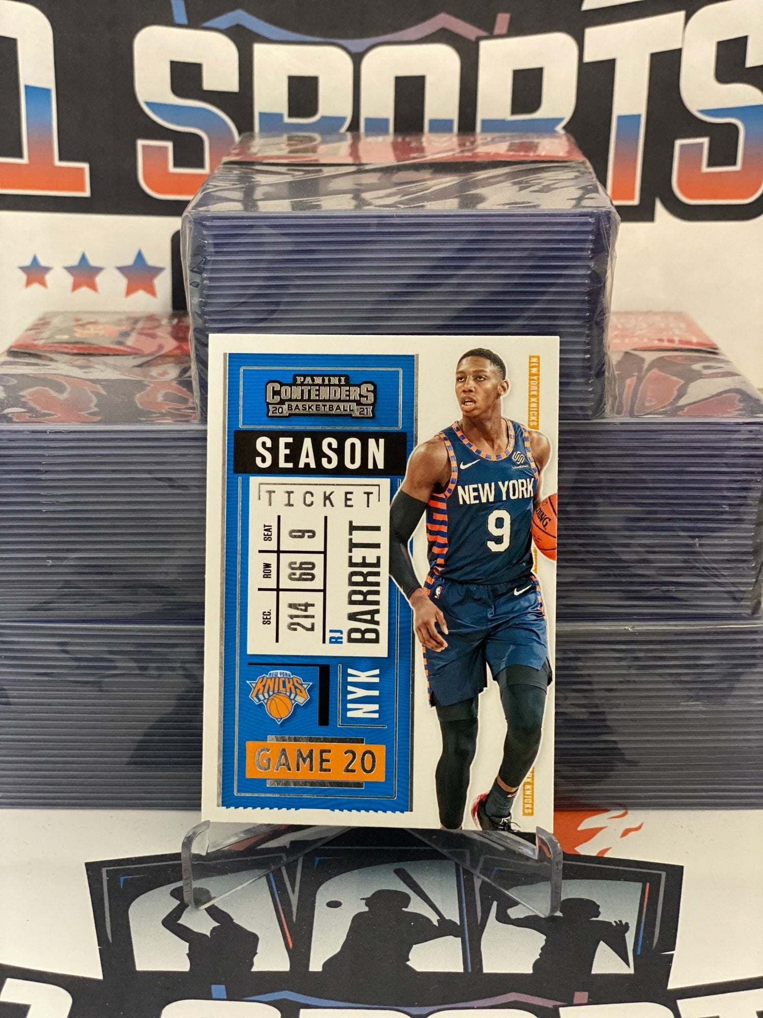 2020 Panini Contenders (2nd Year) RJ Barrett #80