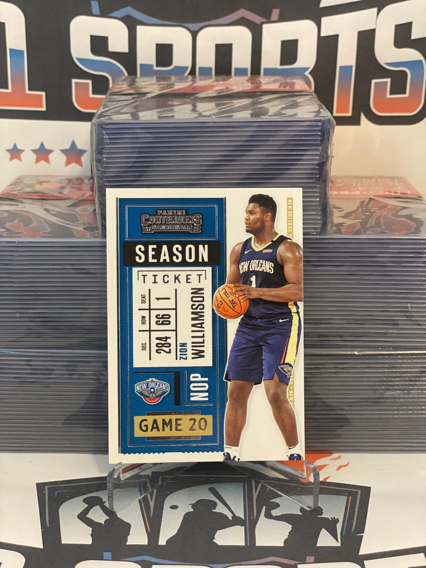 2020 Panini Contenders (2nd Year) Zion Williamson #58