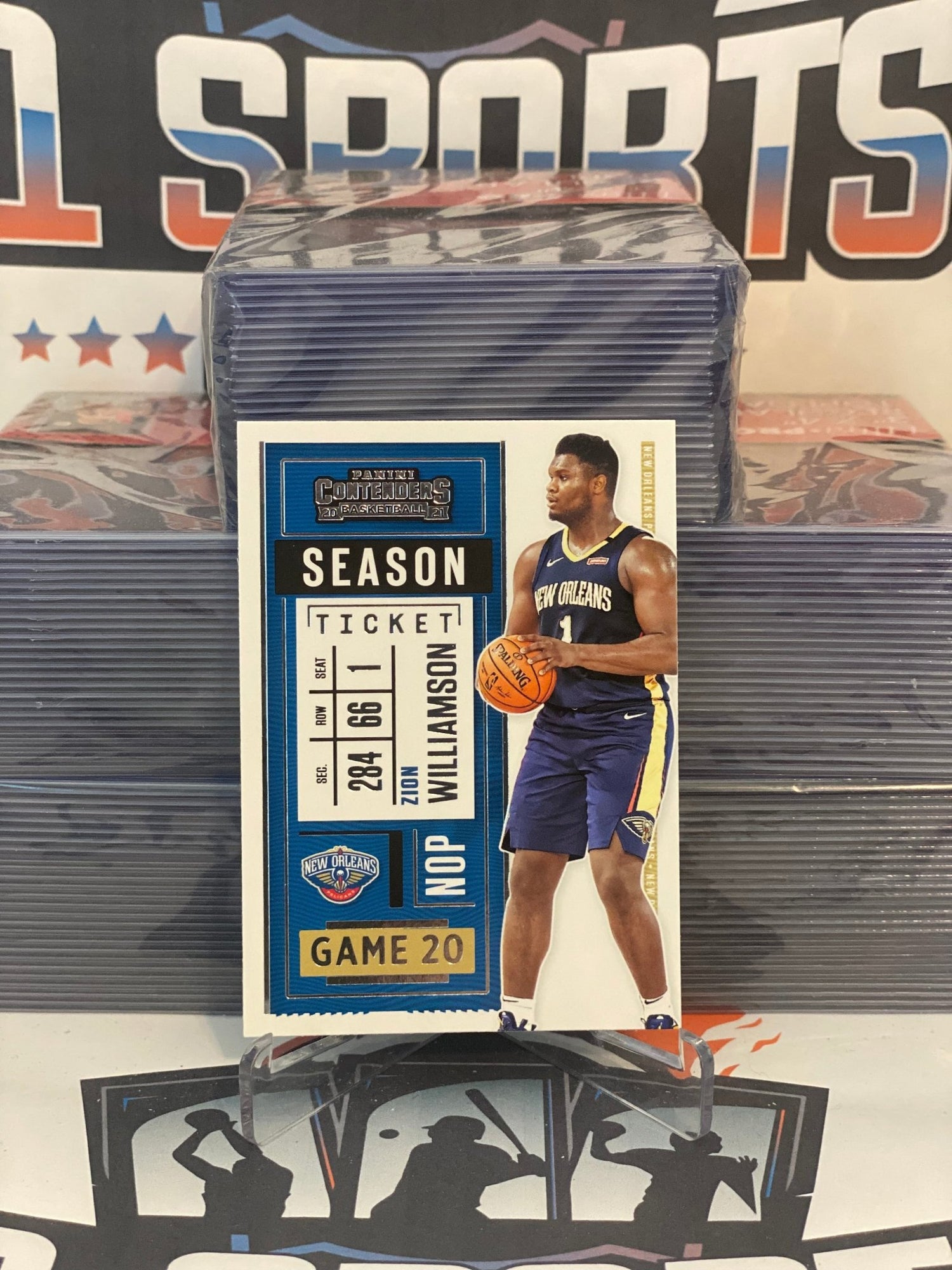 2020 Panini Contenders (2nd Year) Zion Williamson #58