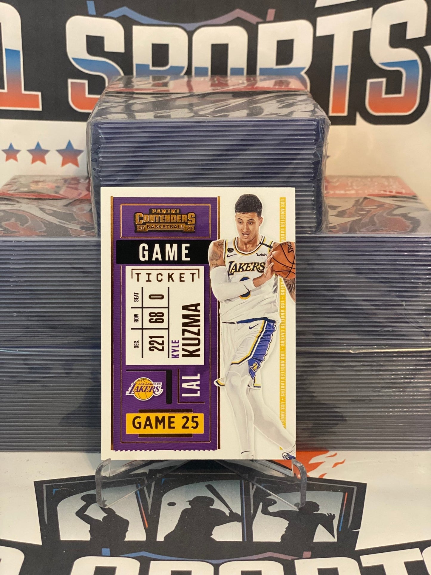 2020 Panini Contenders (Bronze) Kyle Kuzma #100