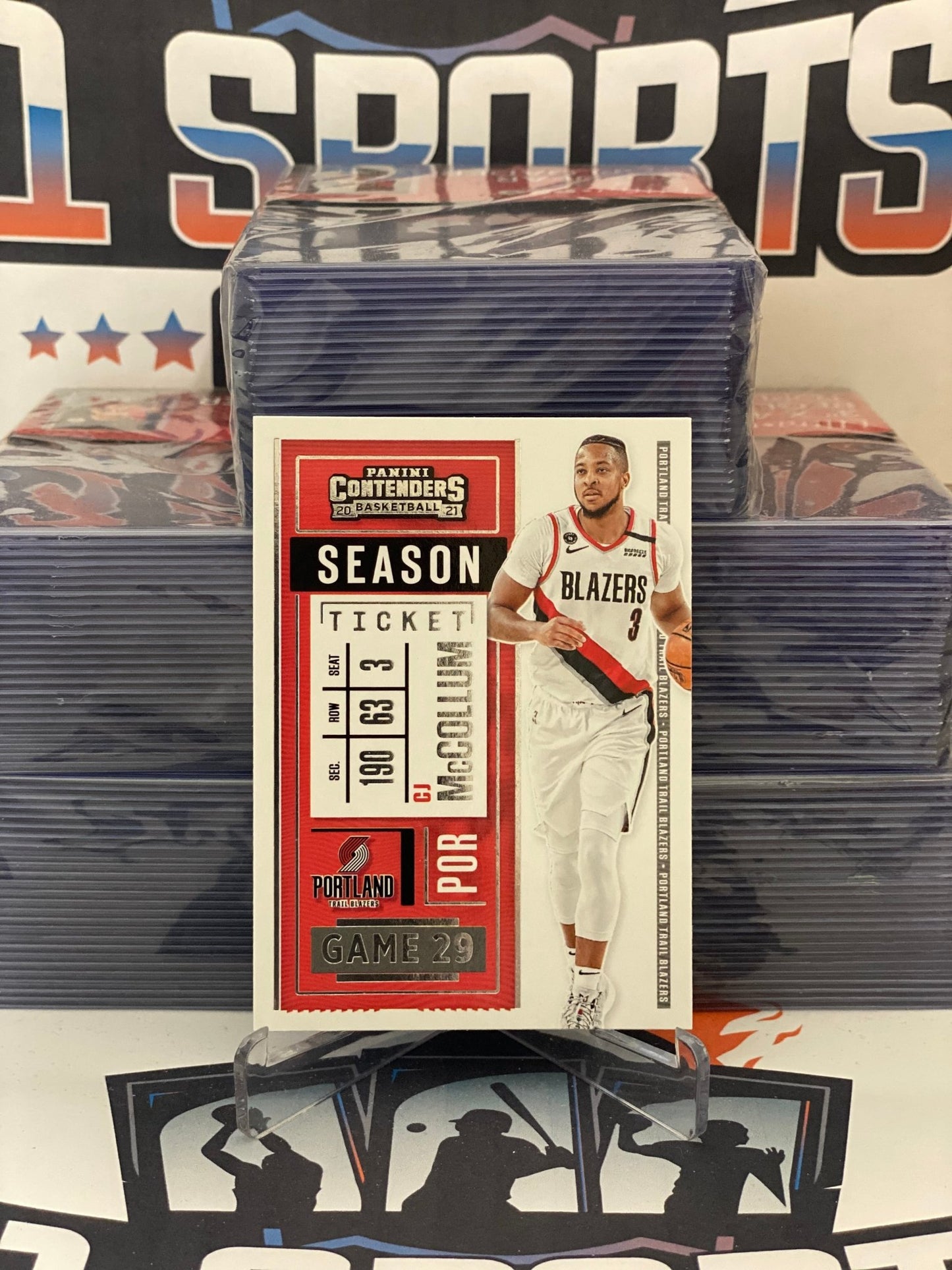 2020 Panini Contenders CJ McCollum #59