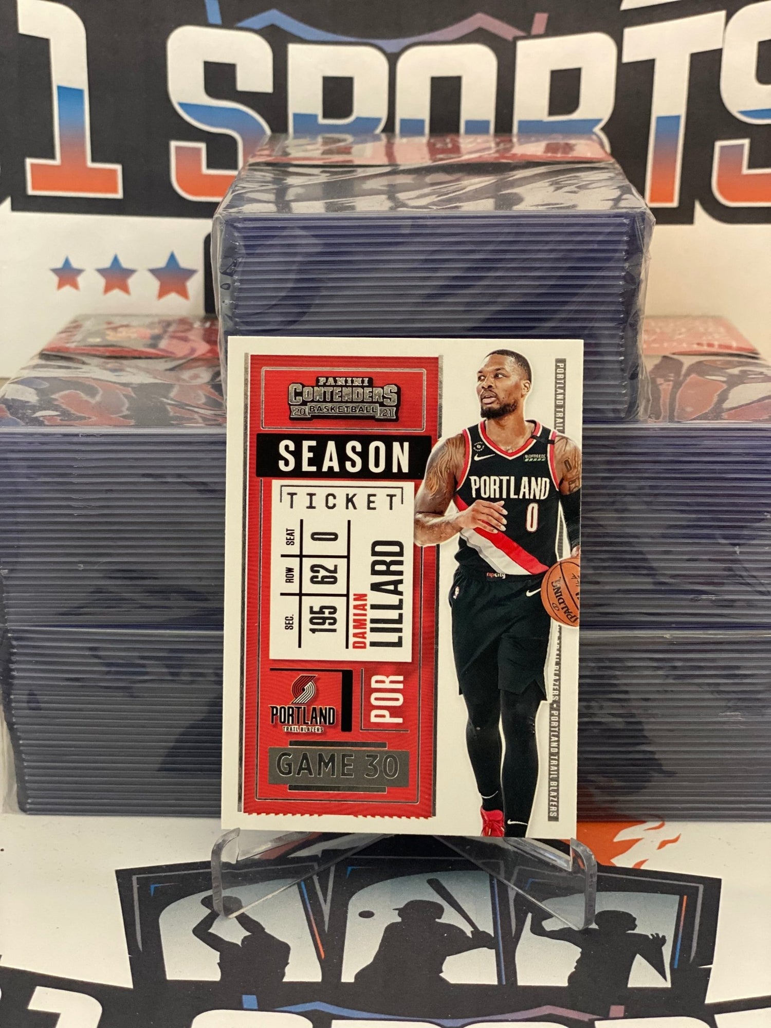 2020 Panini Contenders Damian Lillard #17