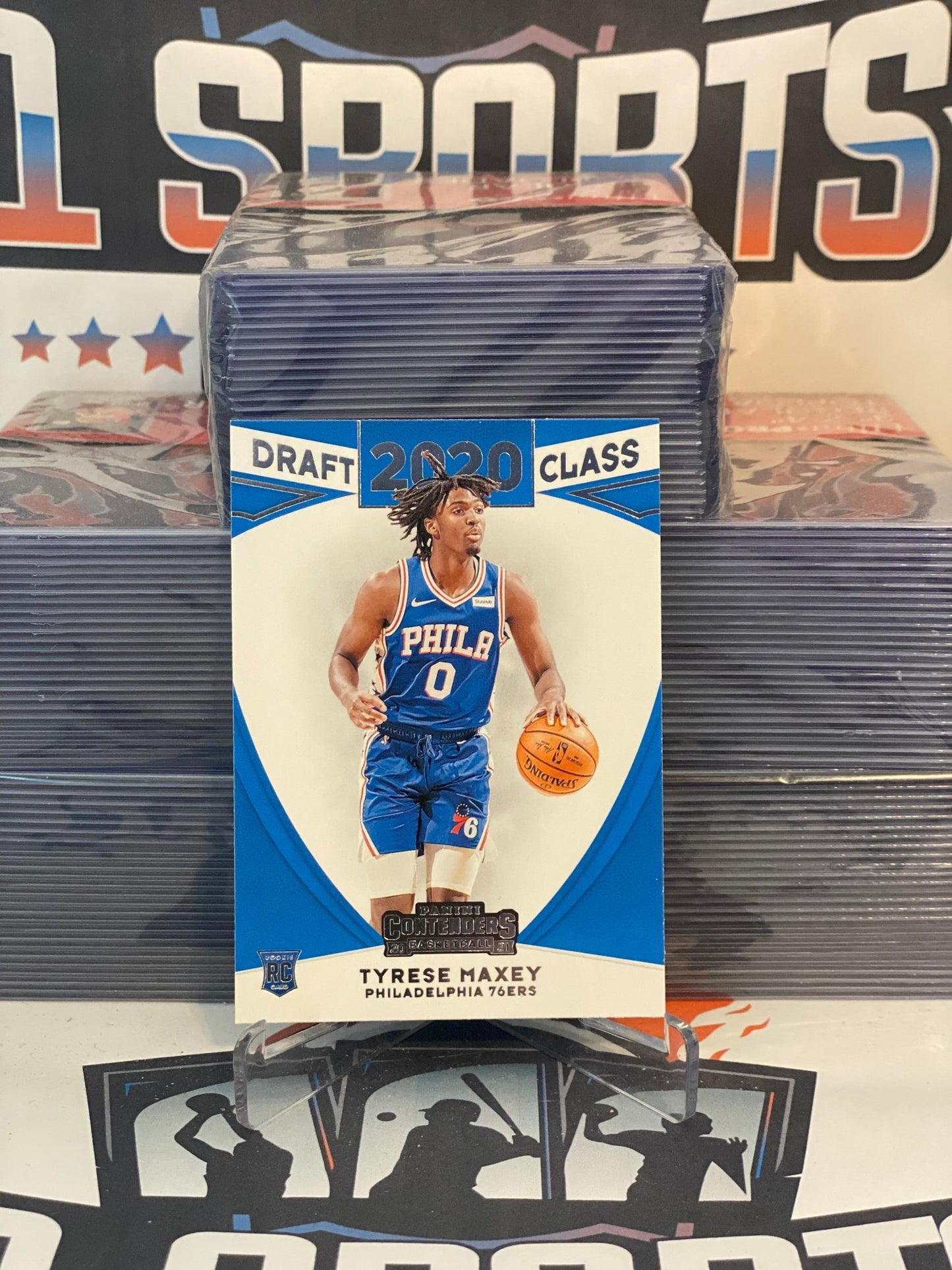 2020 Panini Contenders (Draft Class) Tyrese Maxey Rookie #26