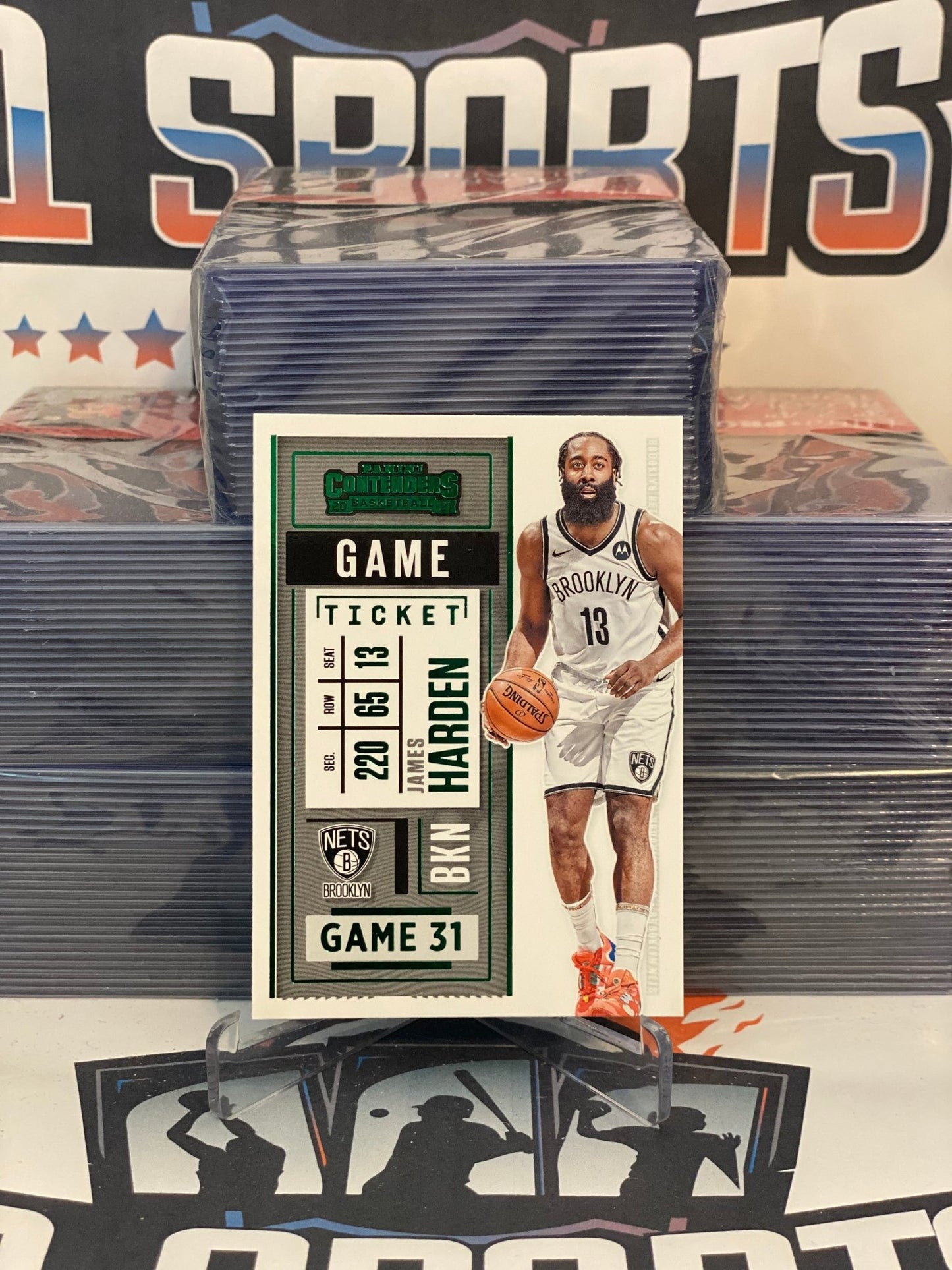 2020 Panini Contenders (Green) James Harden #94