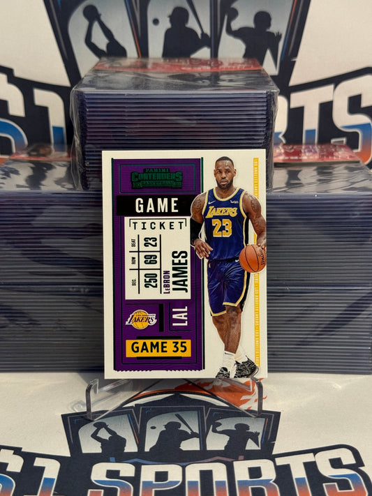 2020 Panini Contenders (Green) LeBron James #81
