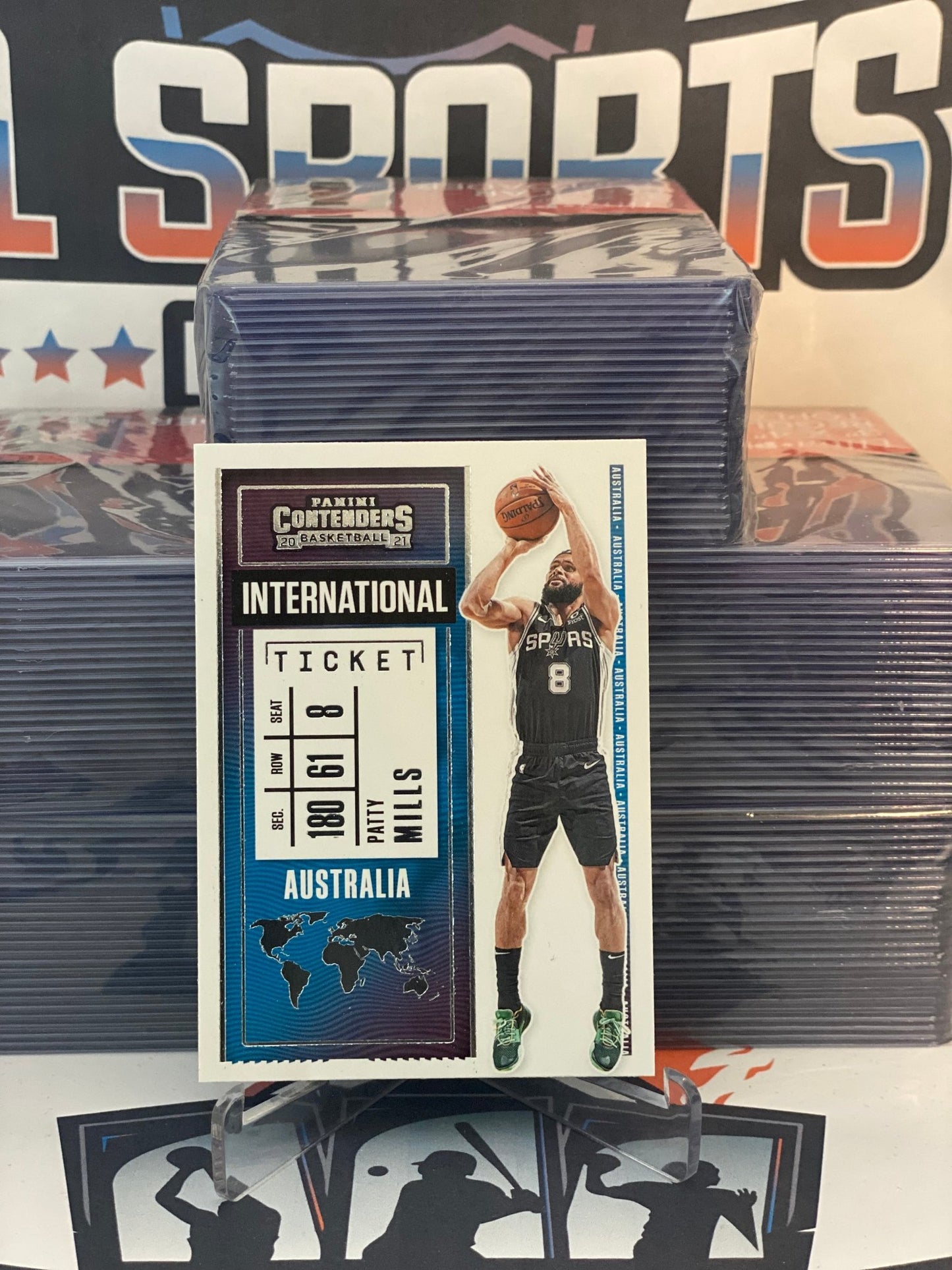2020 Panini Contenders (International Ticket) Patty Mills #4