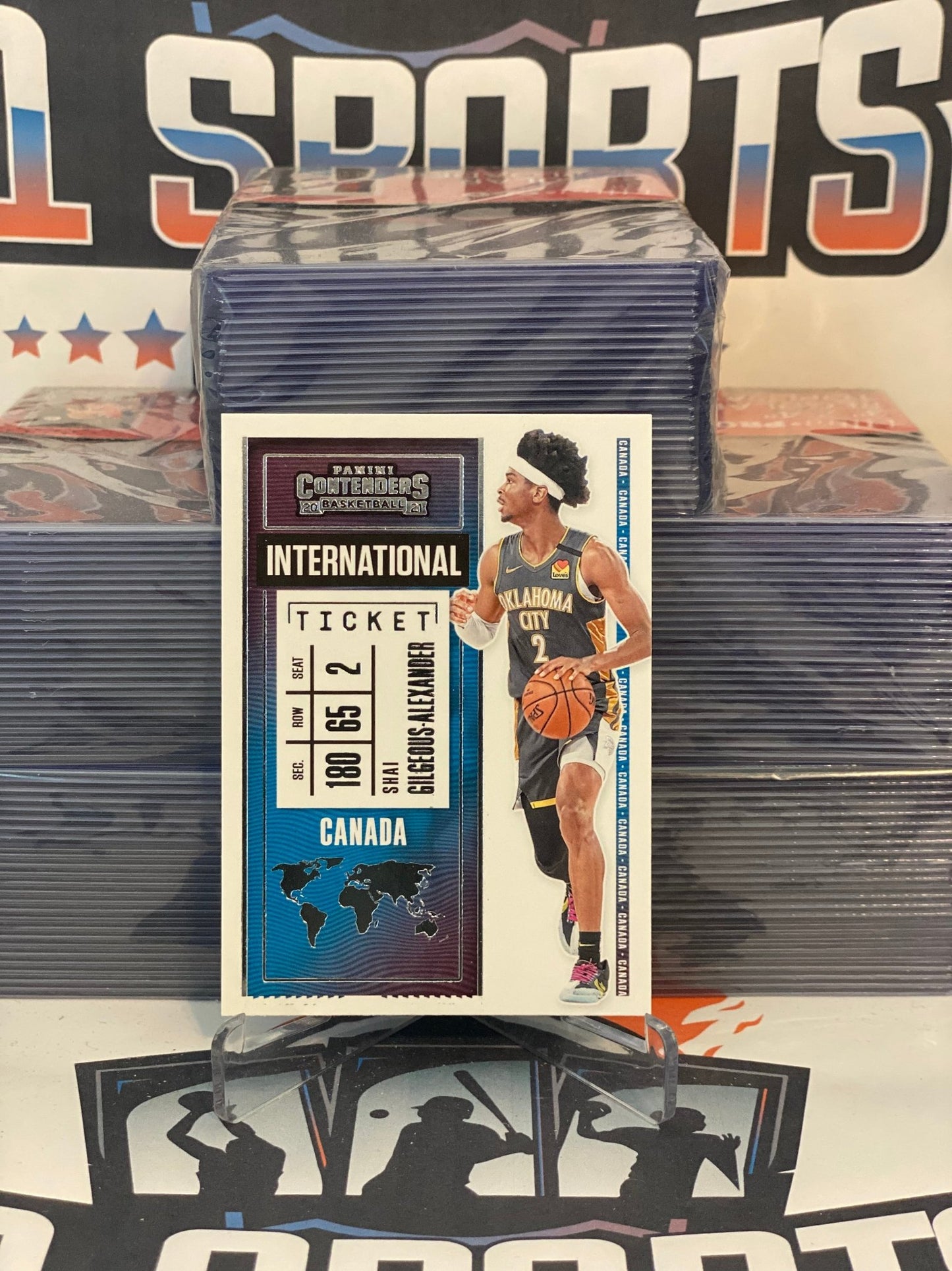 2020 Panini Contenders (International Ticket) Shai Gilgeous-Alexander #13