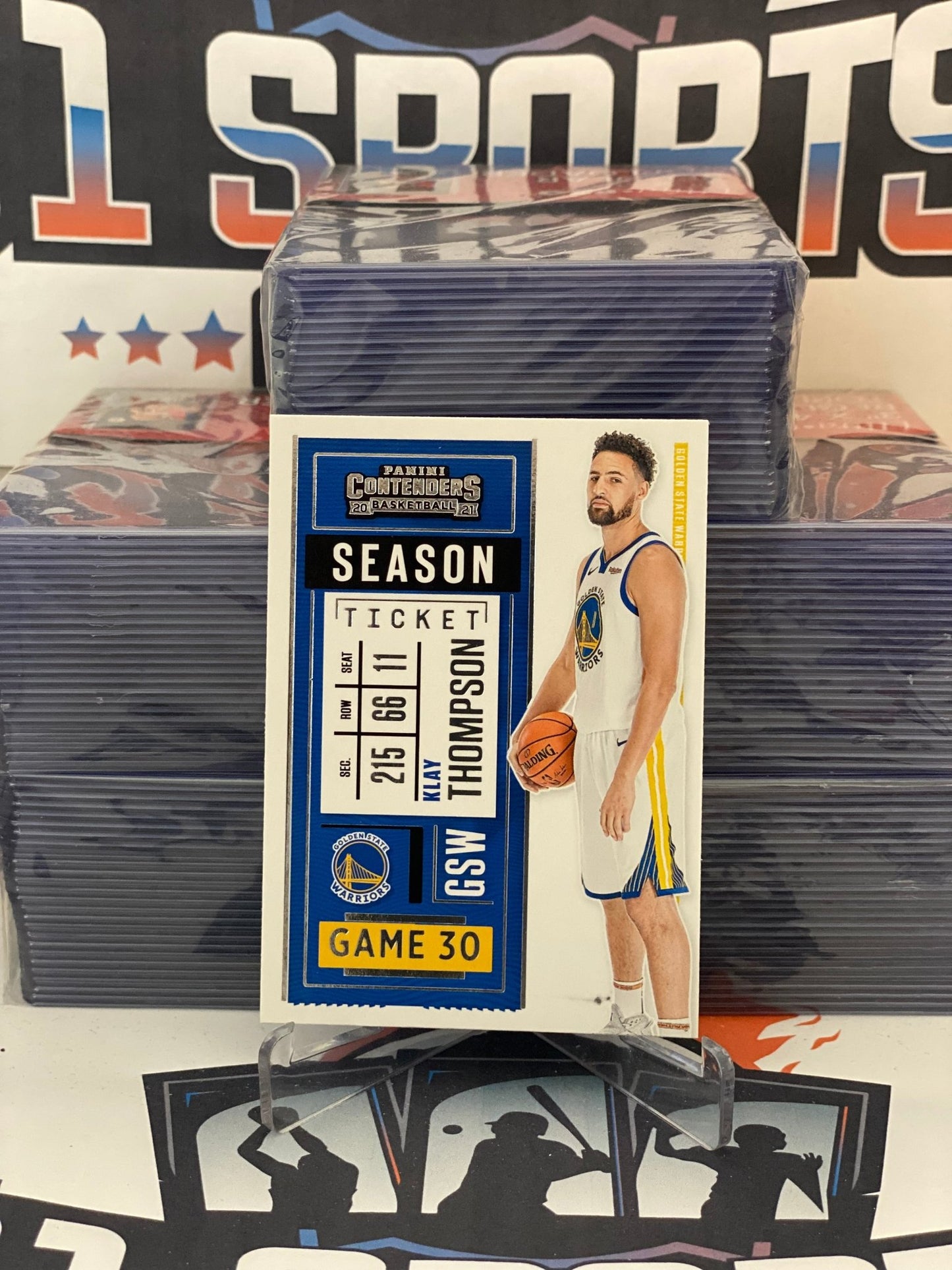 2020 Panini Contenders Klay Thompson #72