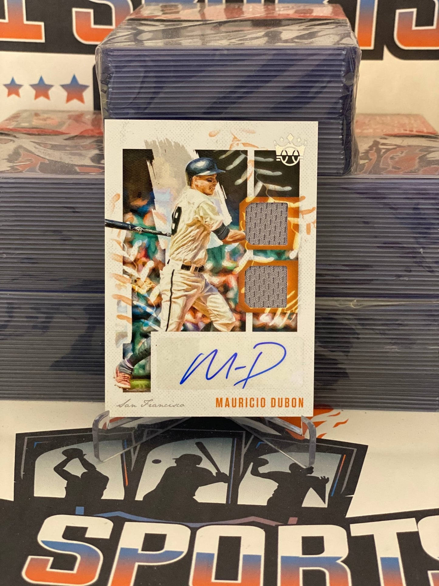 2020 Panini Diamond Kings (Rookie Patch Auto Relic) Mauricio Dubon #DKMS-MO